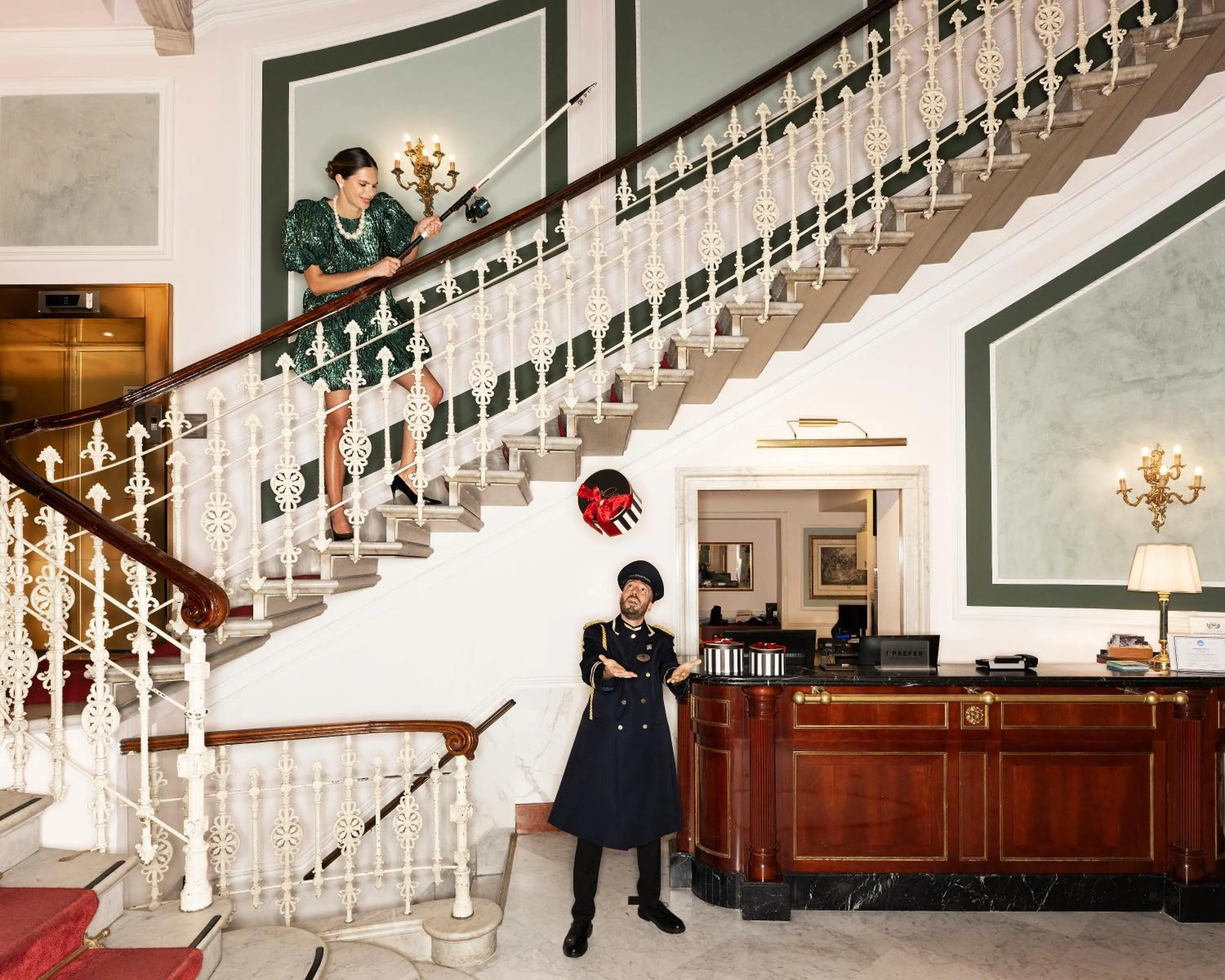 Staff in Hotel Bristol Palace