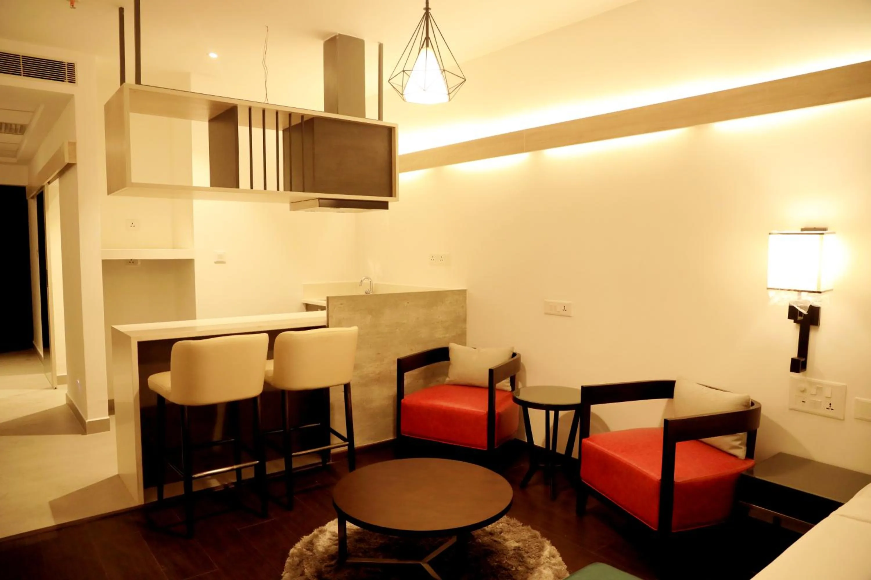 Dining area in Hotel Deccan Serai Grande, Gachibowli, Hyderabad