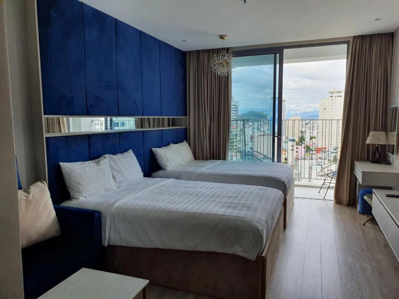 Bed in Panorama apartment Nha Trang
