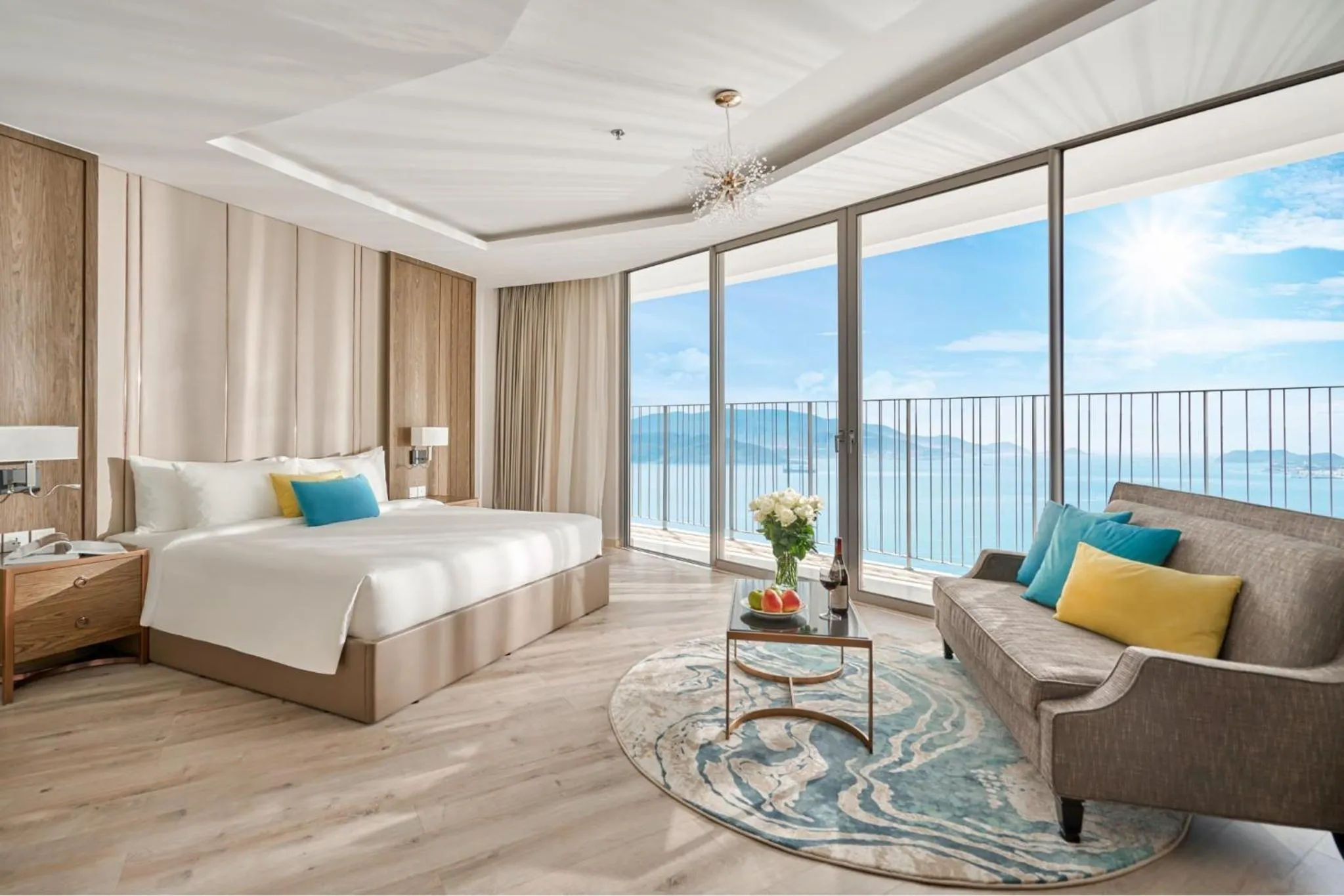 Bed in Panorama apartment Nha Trang