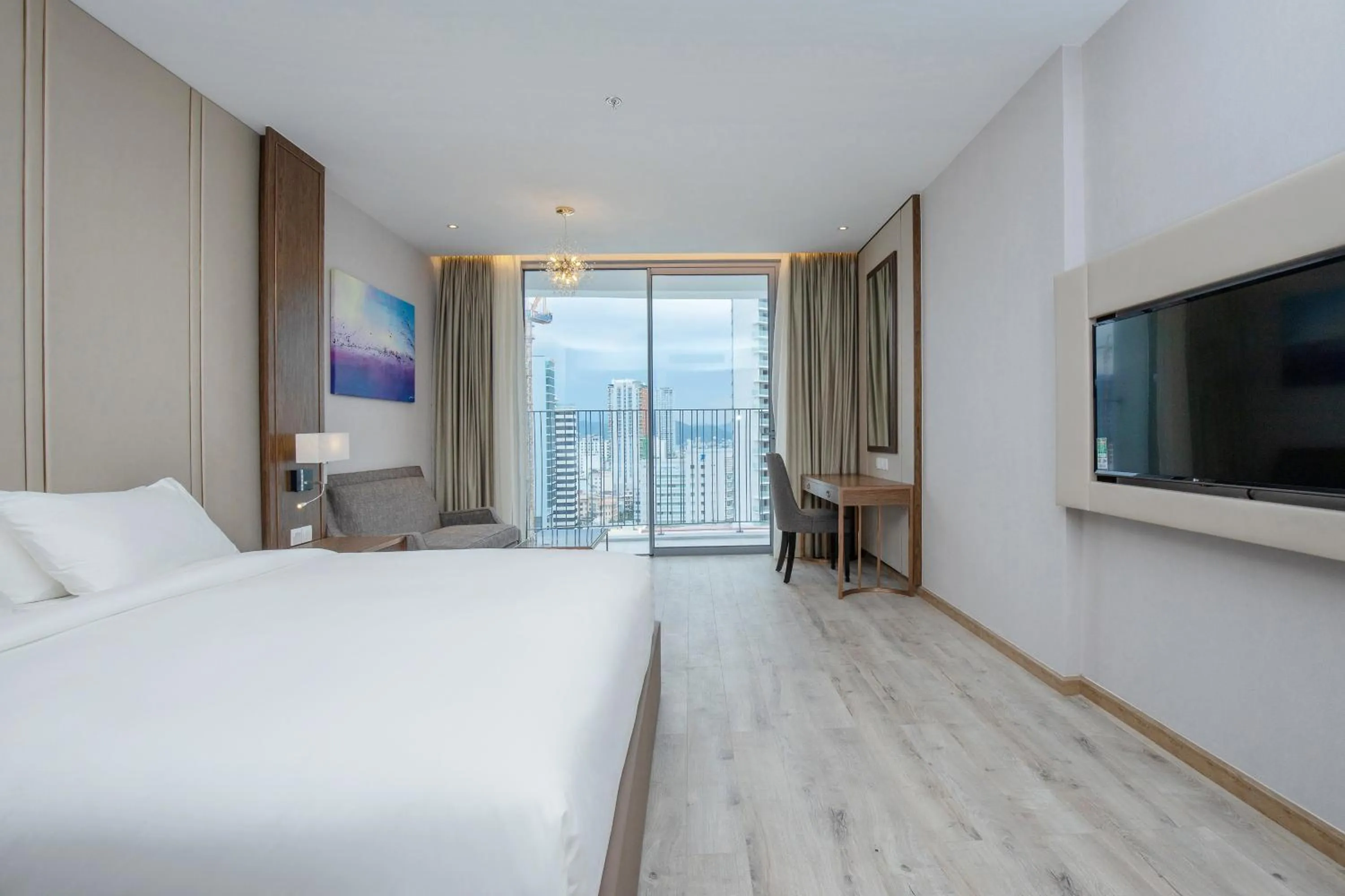 Bed in Panorama apartment Nha Trang