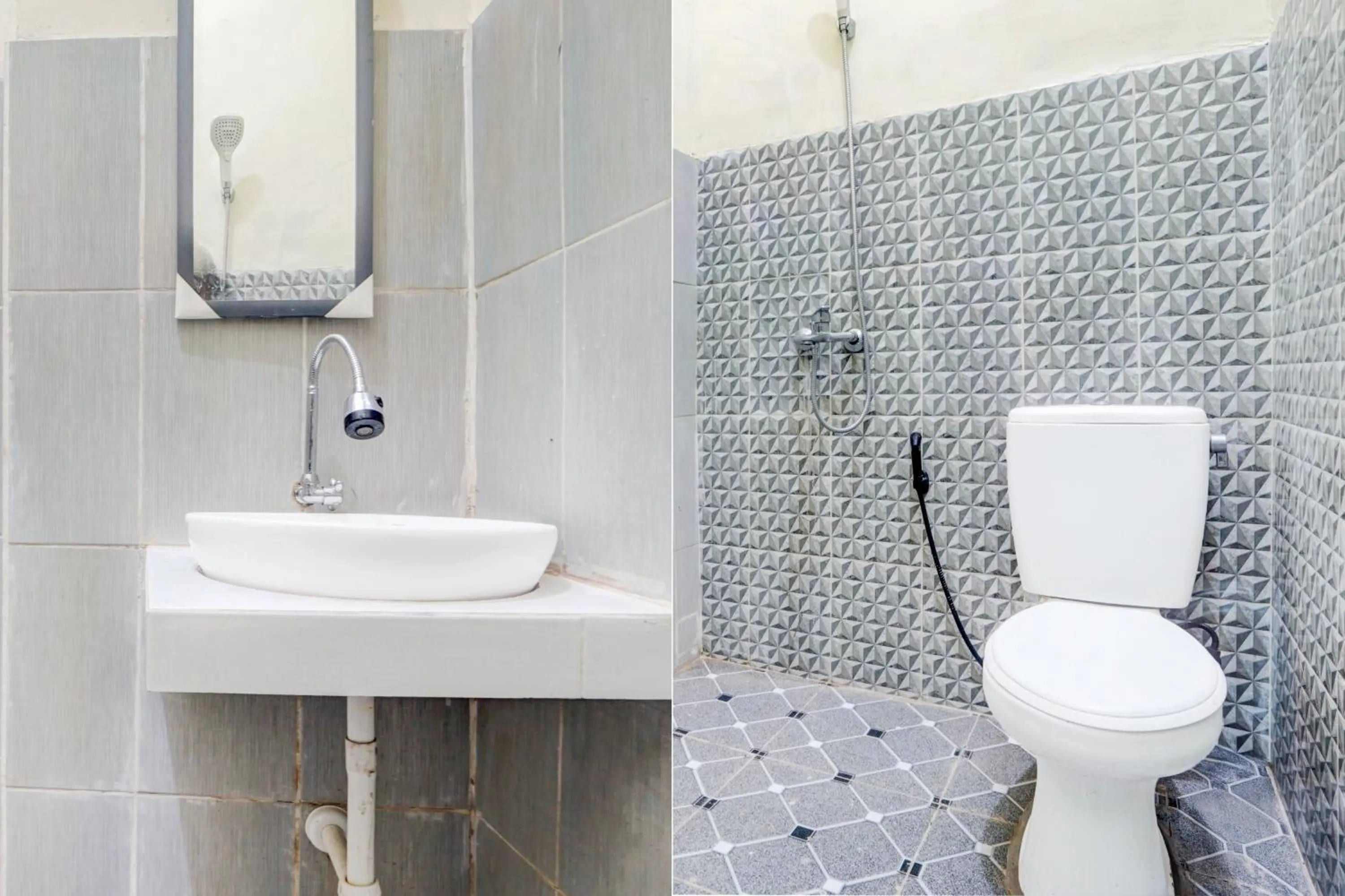 Bathroom in Hotel O Surabaya near Universitas Airlangga formerly Kertajaya Residence Surabaya