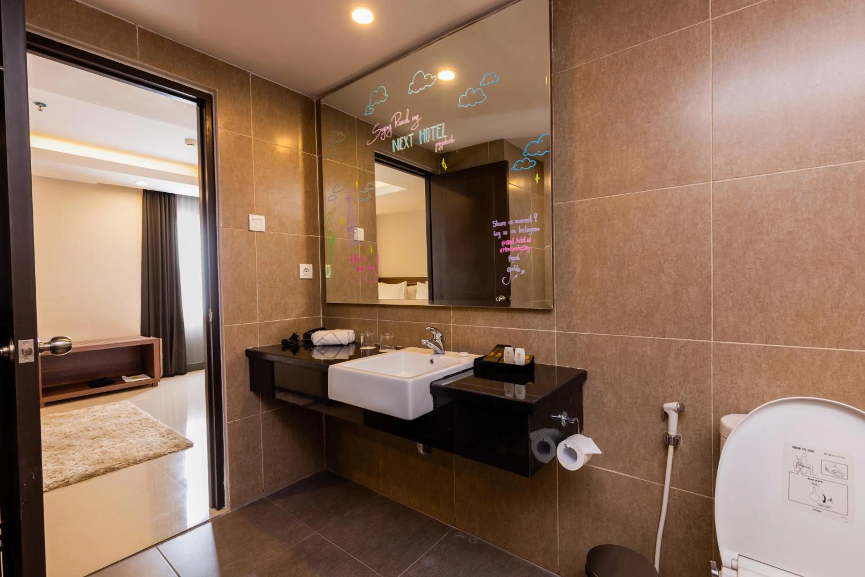 Bathroom in Next Hotel Yogyakarta