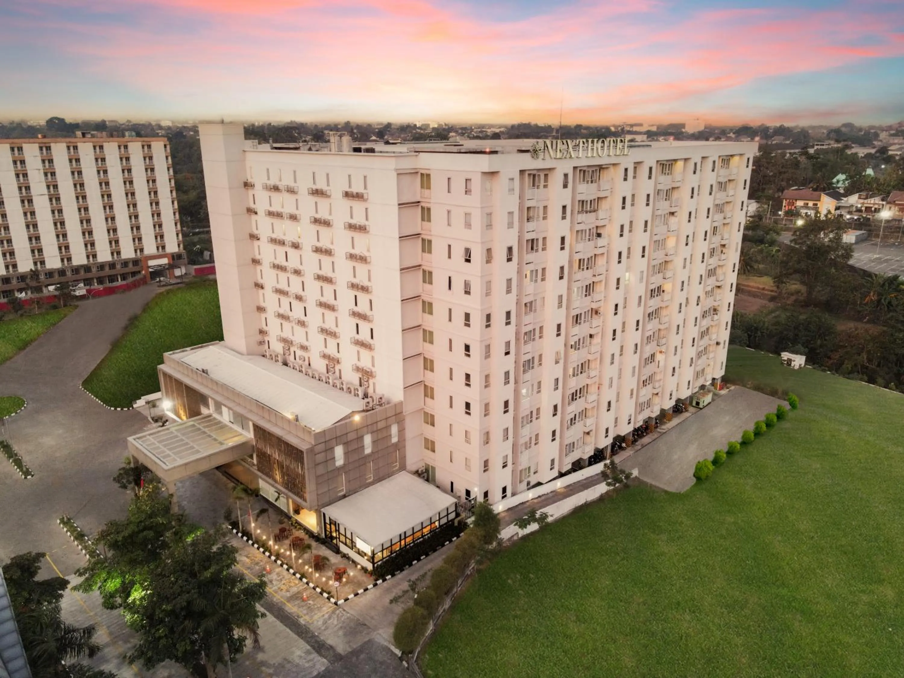 Property building in Next Hotel Yogyakarta