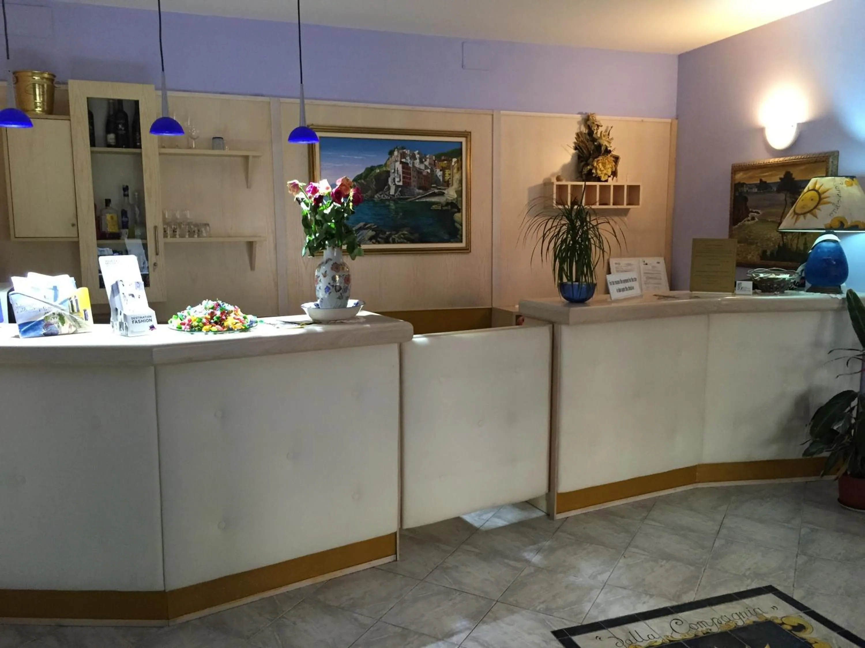 Lobby or reception in Locanda Dalla Compagnia