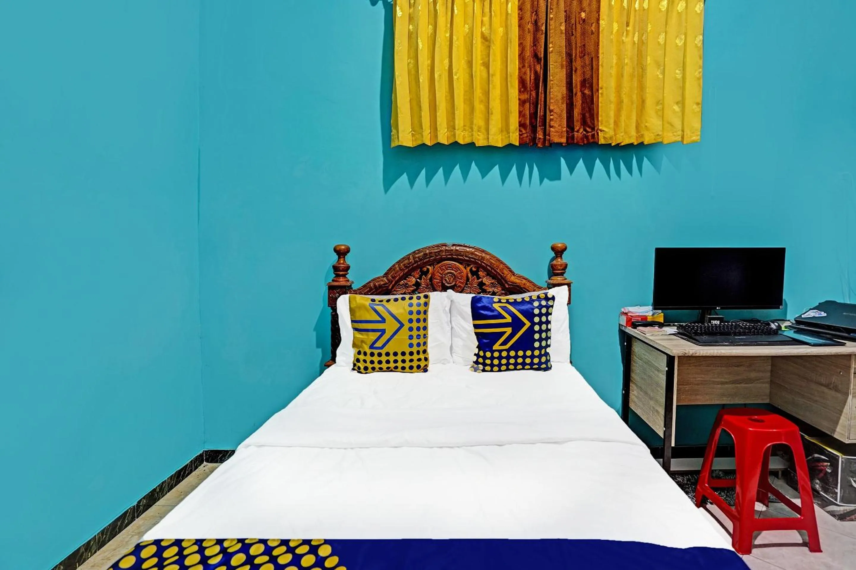 Bedroom, Bed in Hotel O Desa Wisata Alam Gosari (wagos)