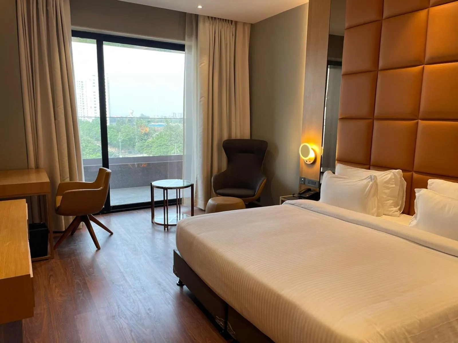 Photo of the whole room, Bed in Damson Plum