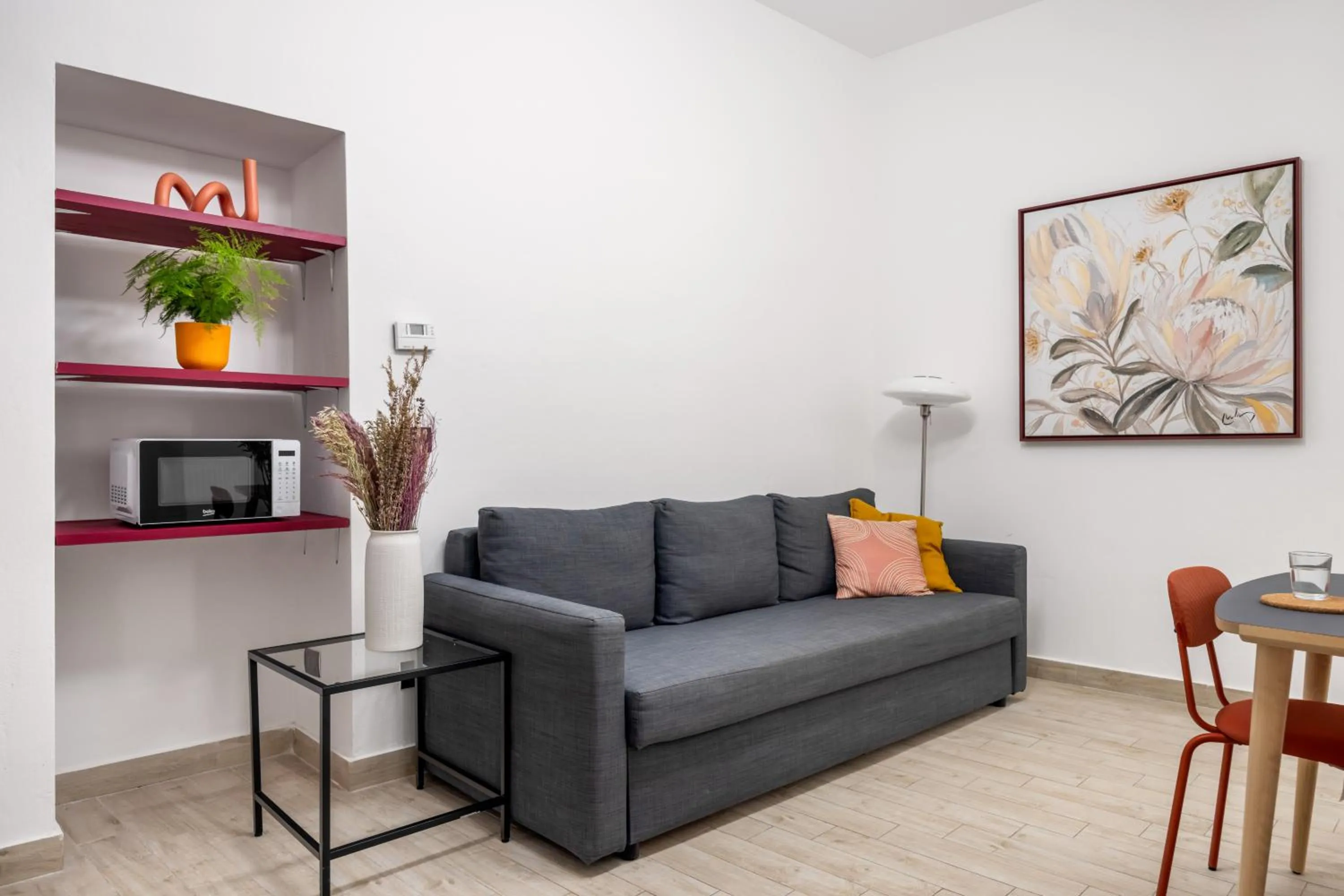 Seating area in Open Sicily Residence - Central Apartments Near Quattro Canti