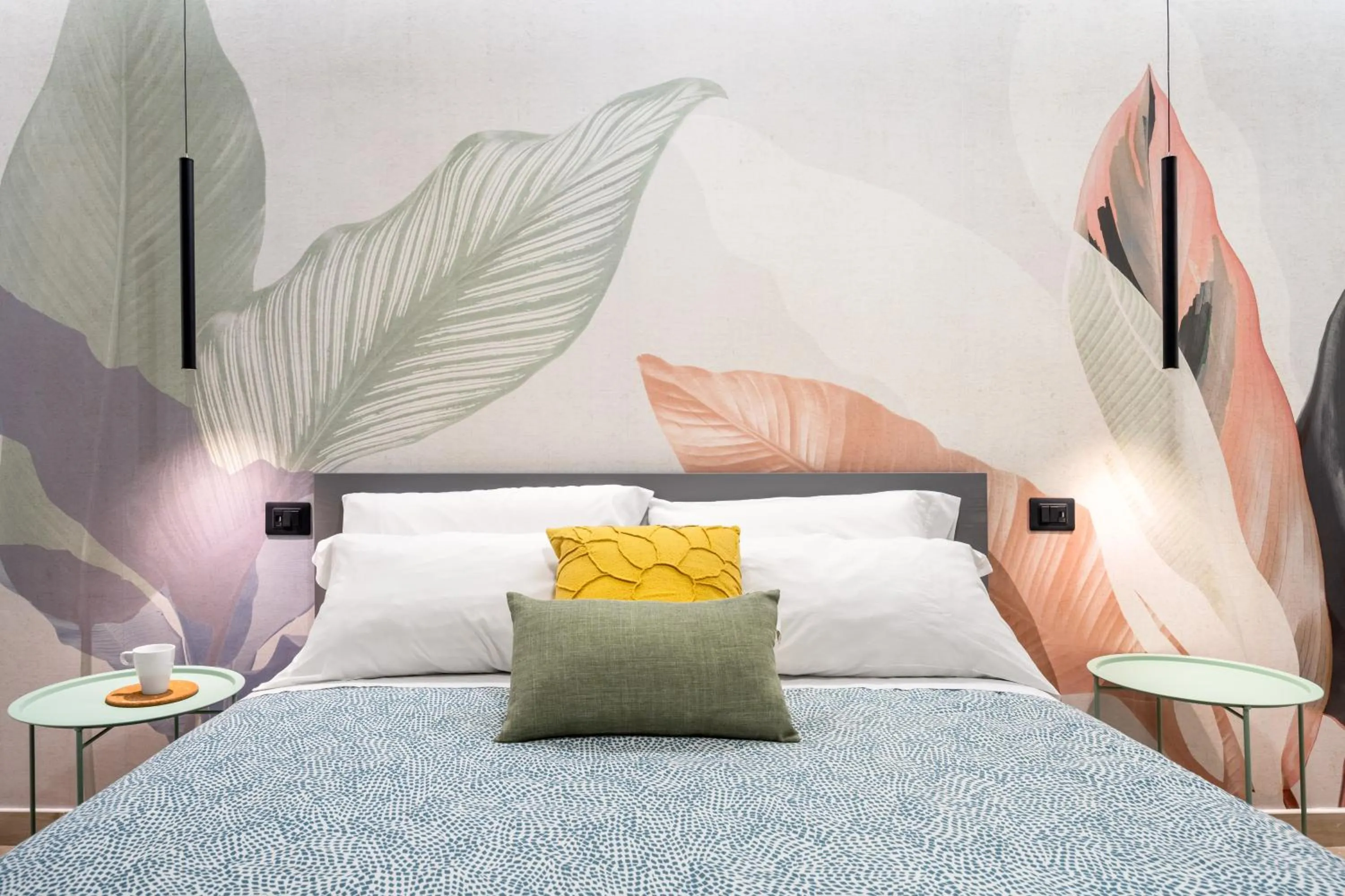 Bedroom, Bed in Open Sicily Residence - Central Apartments Near Quattro Canti