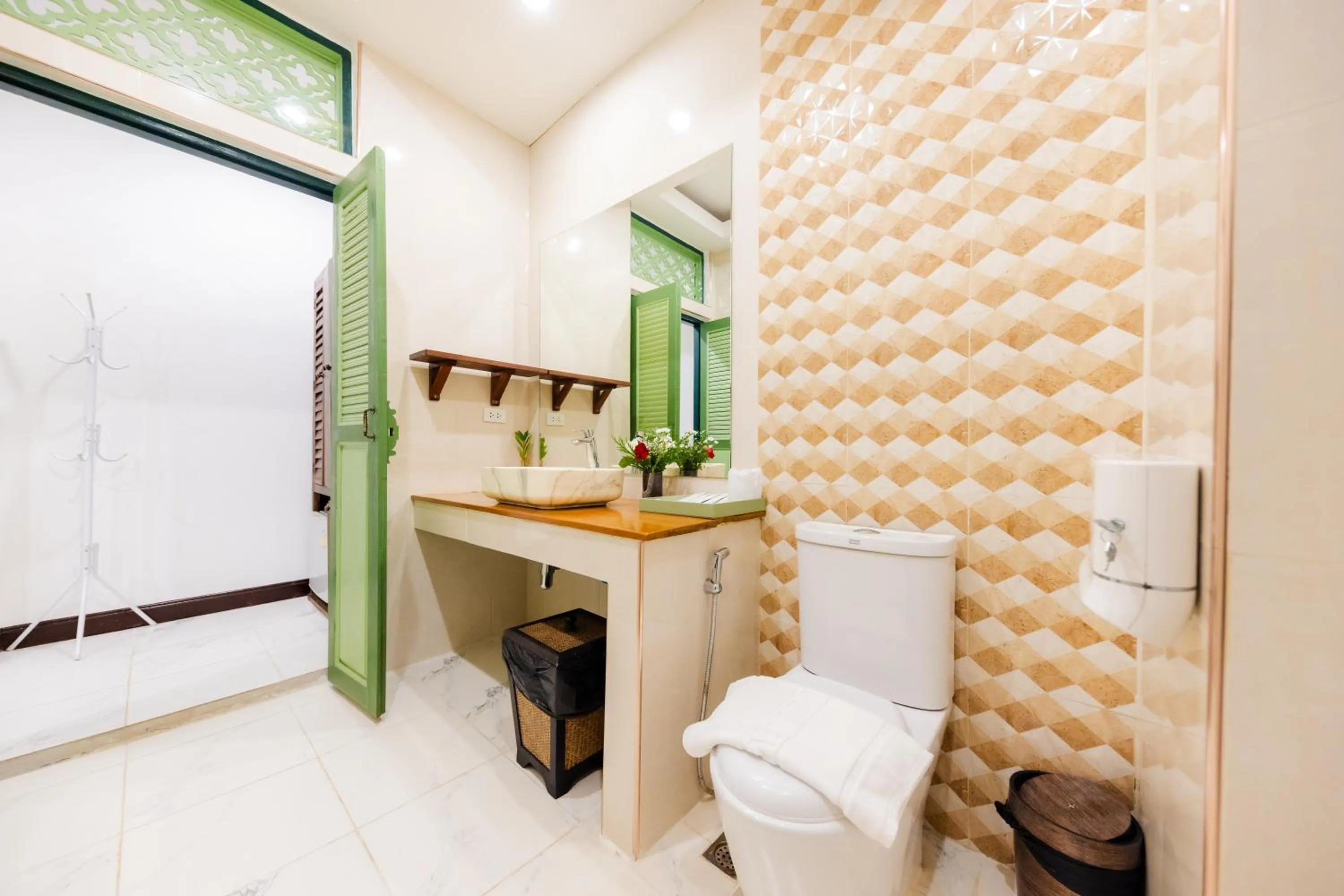 Toilet in Teewana Resort Chiang Mai