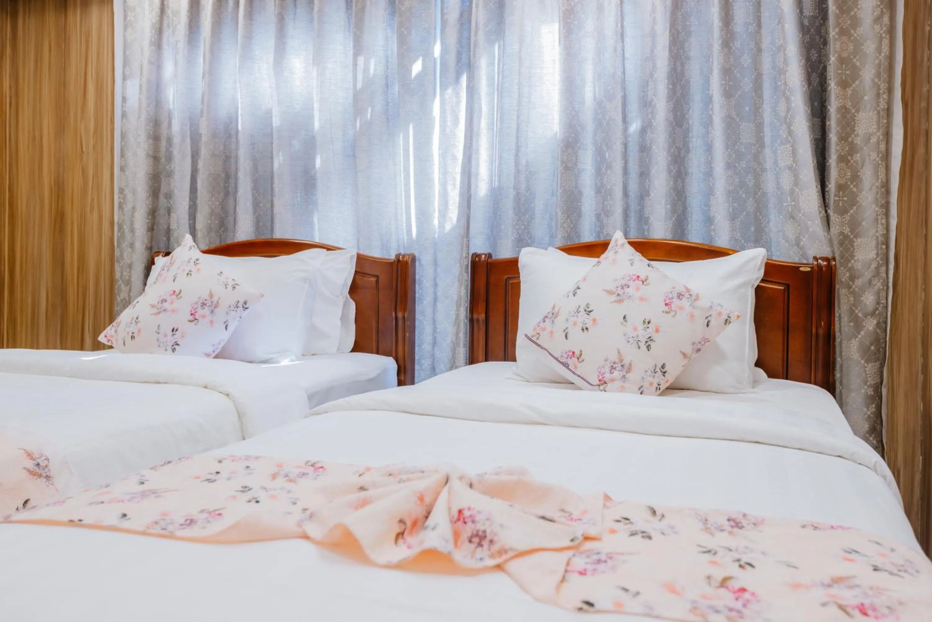 Bed in Teewana Resort Chiang Mai