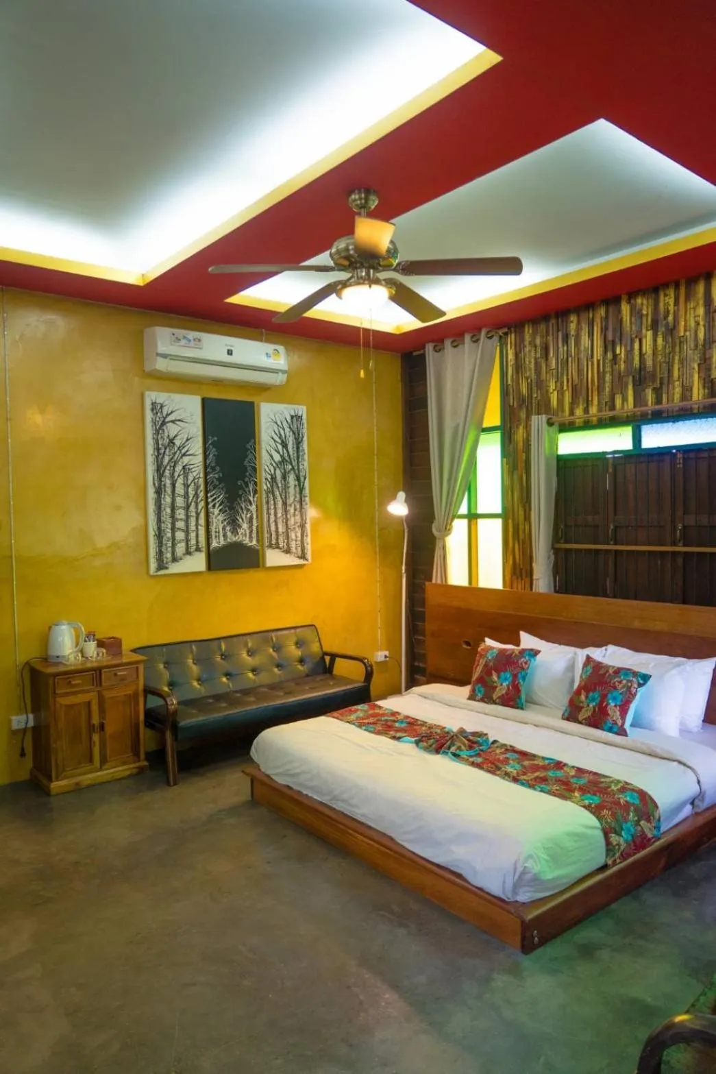 Bed in Chiang Mai Las Orquideas Resort