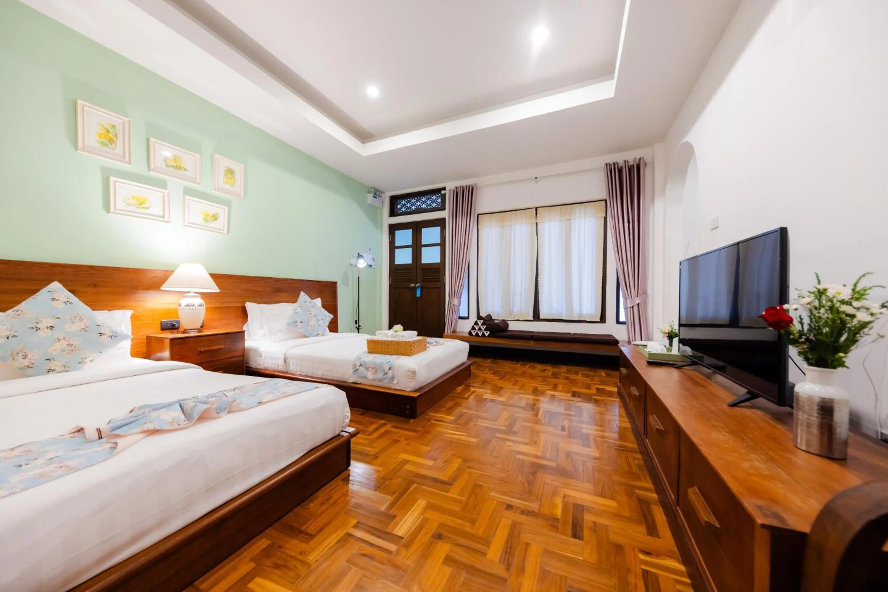 Photo of the whole room, Bed in Teewana Resort Chiang Mai