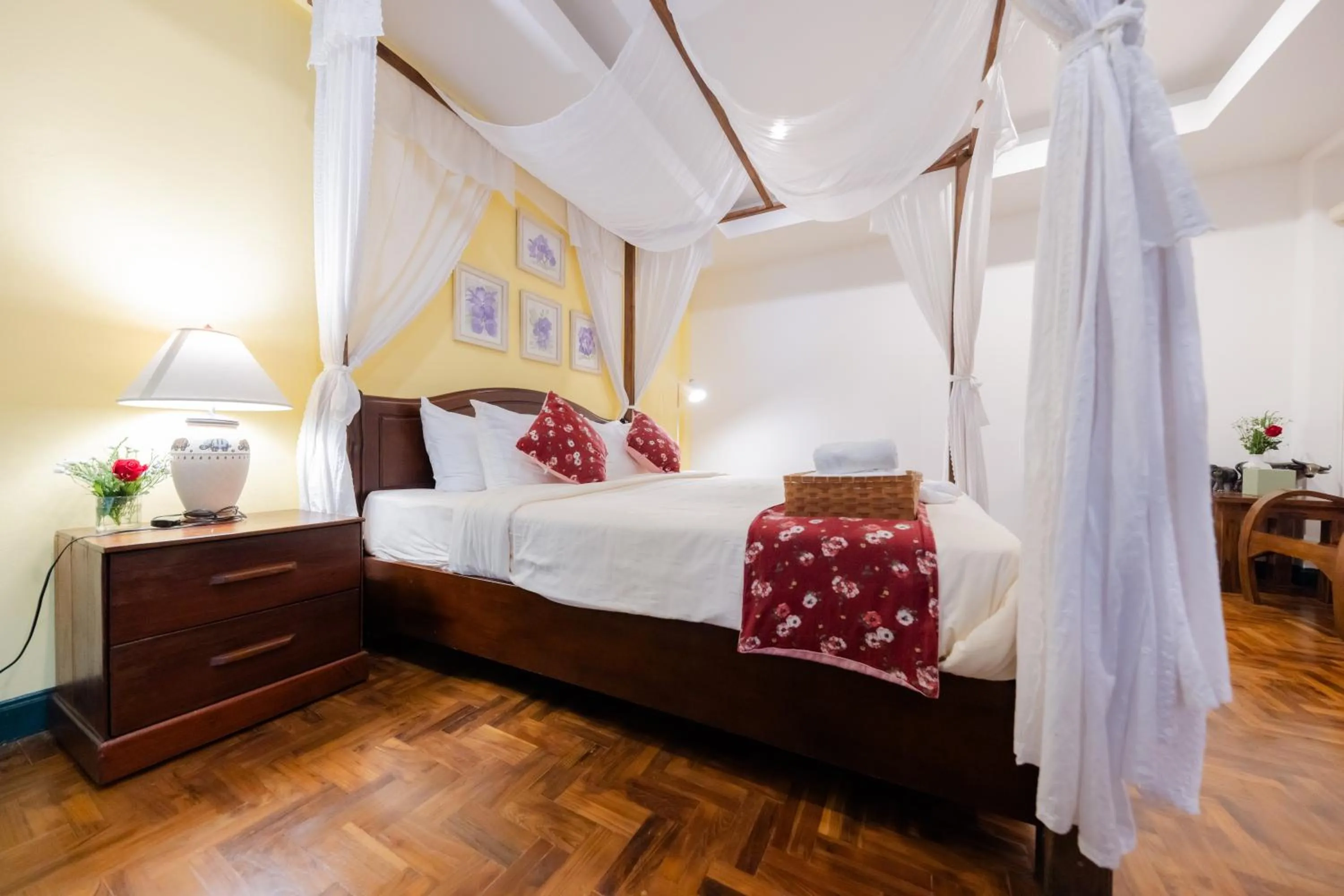 Bed in Teewana Resort Chiang Mai