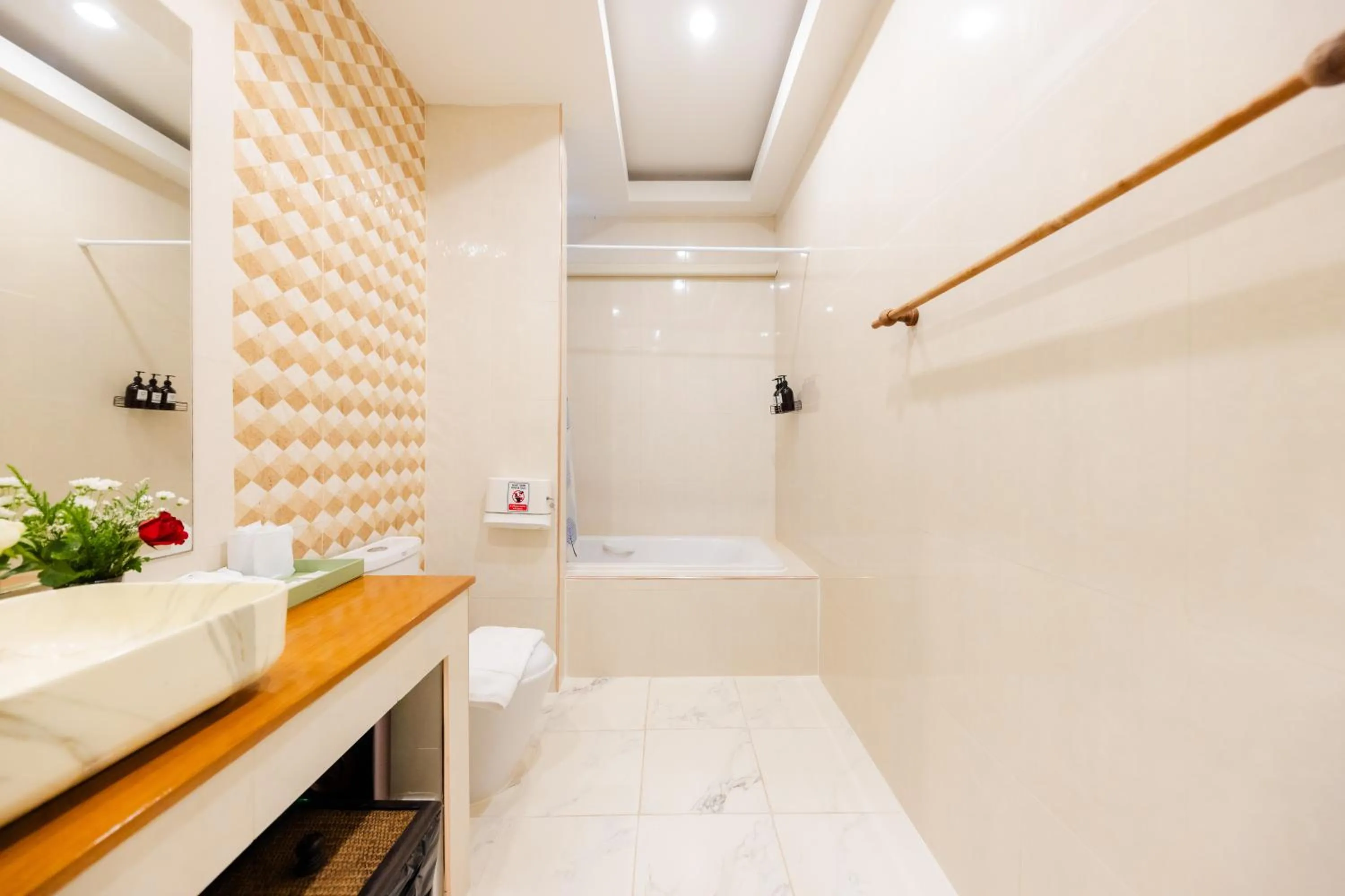 Shower in Teewana Resort Chiang Mai