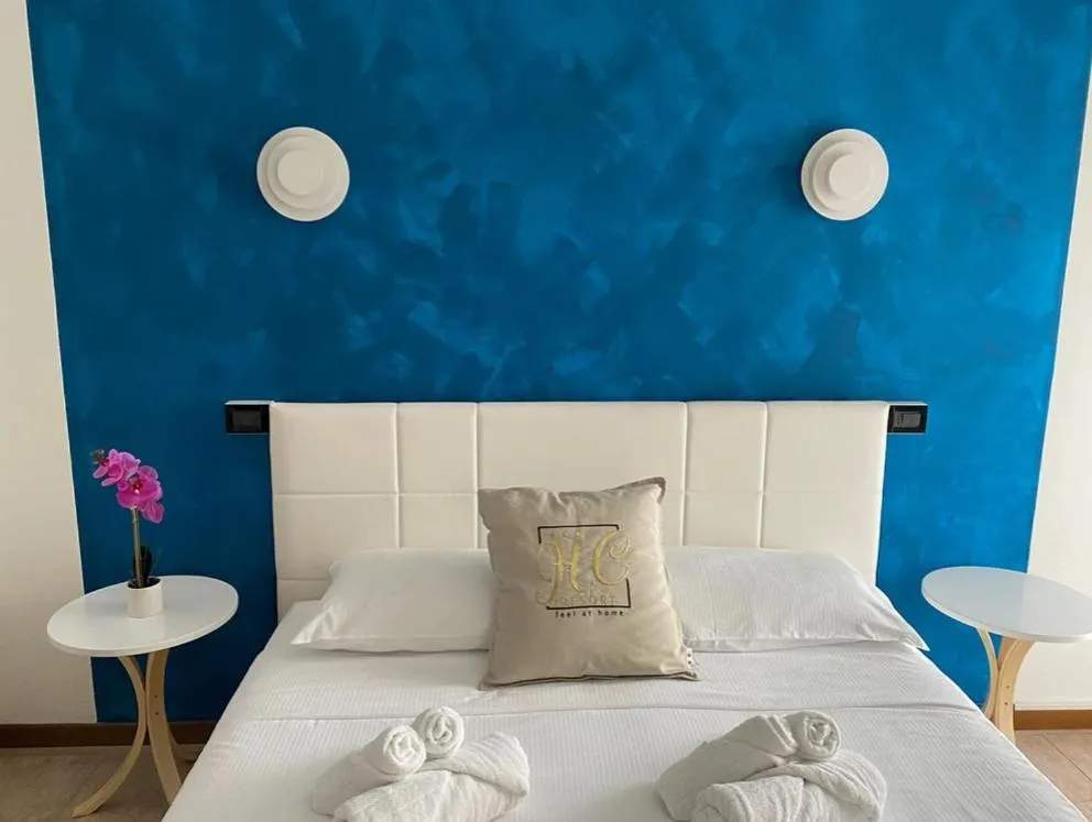 Bedroom, Bed in Hotel Hc Resort Lignano