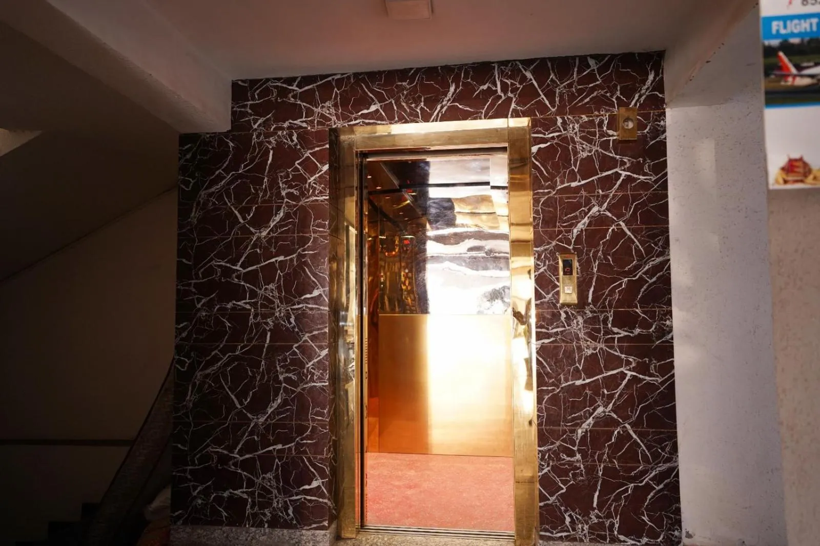 elevator in Hotel Leo Saffron - Pitampura