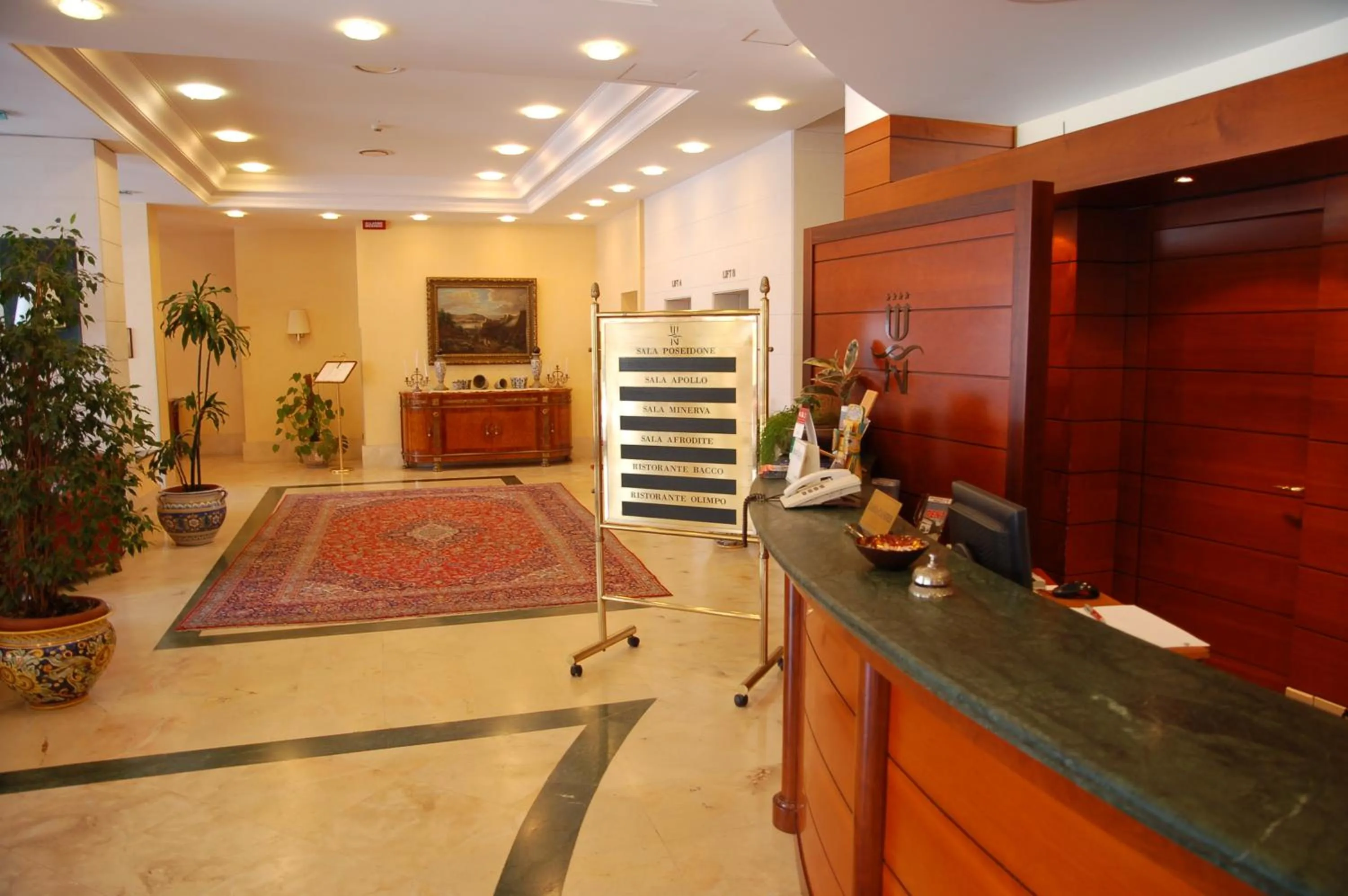 Lobby or reception in Hotel Nettuno