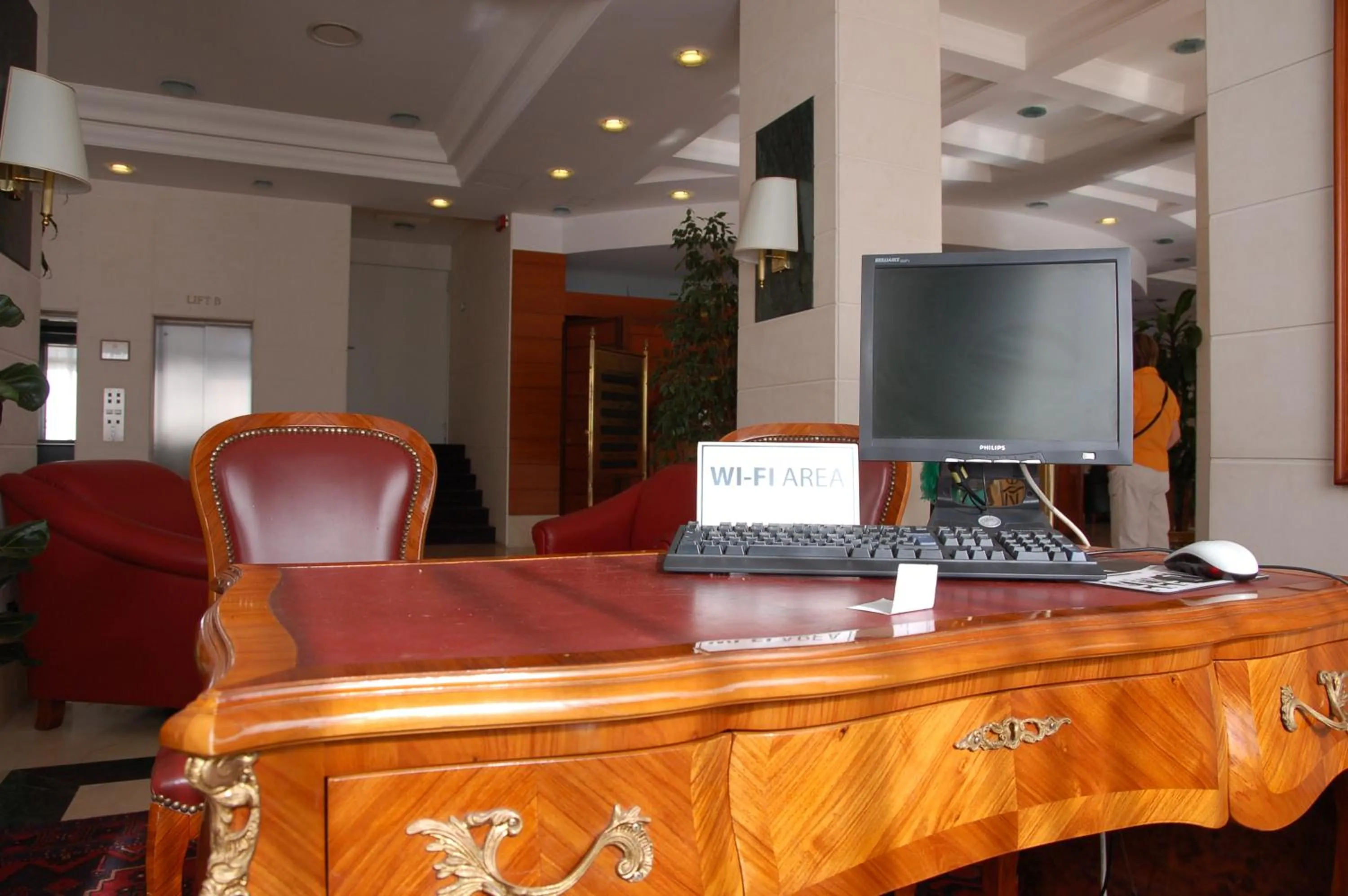 Seating area in Hotel Nettuno