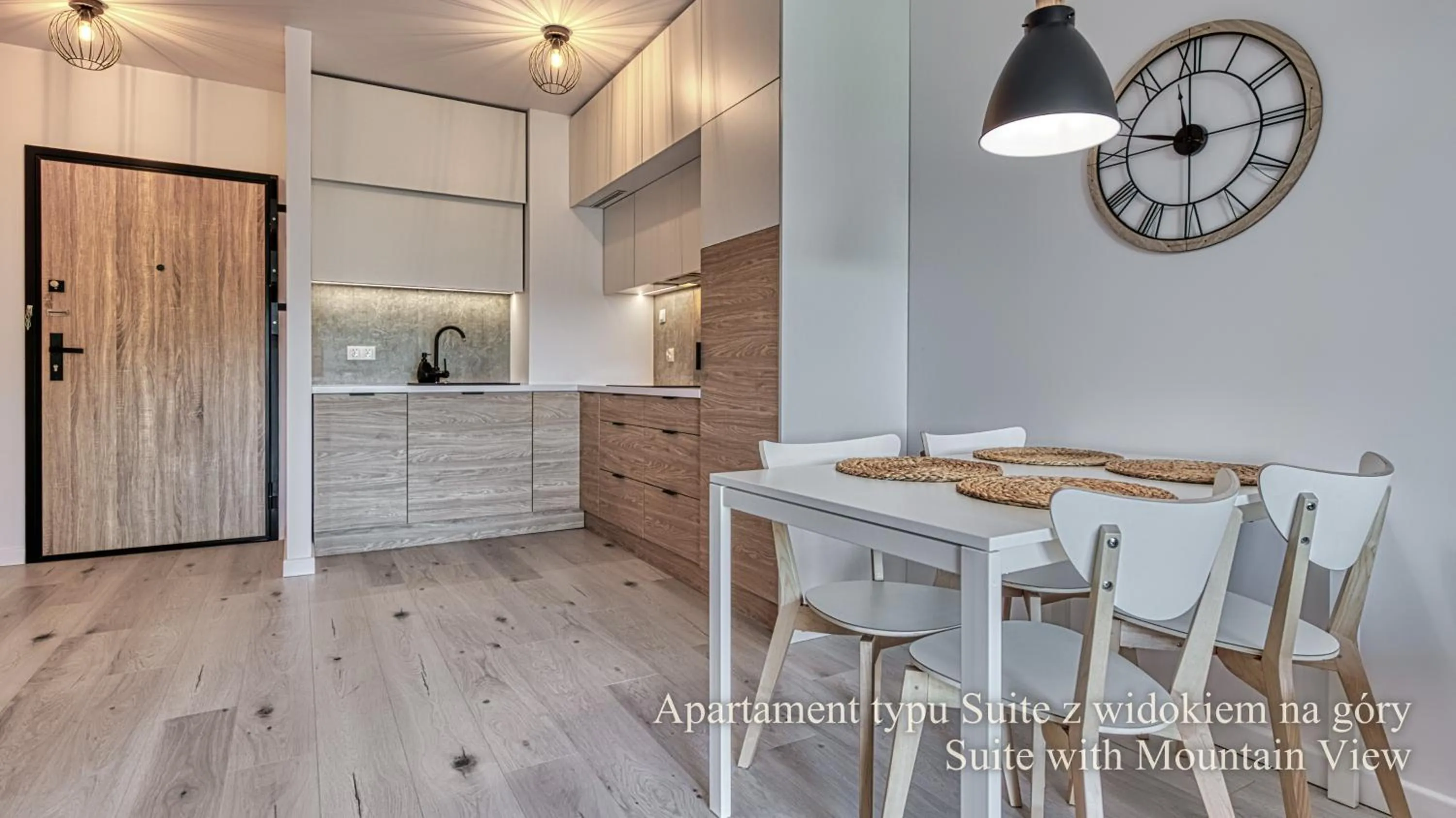 Kitchen or kitchenette in RentPlanet - Apartamenty IzerSKI Resort