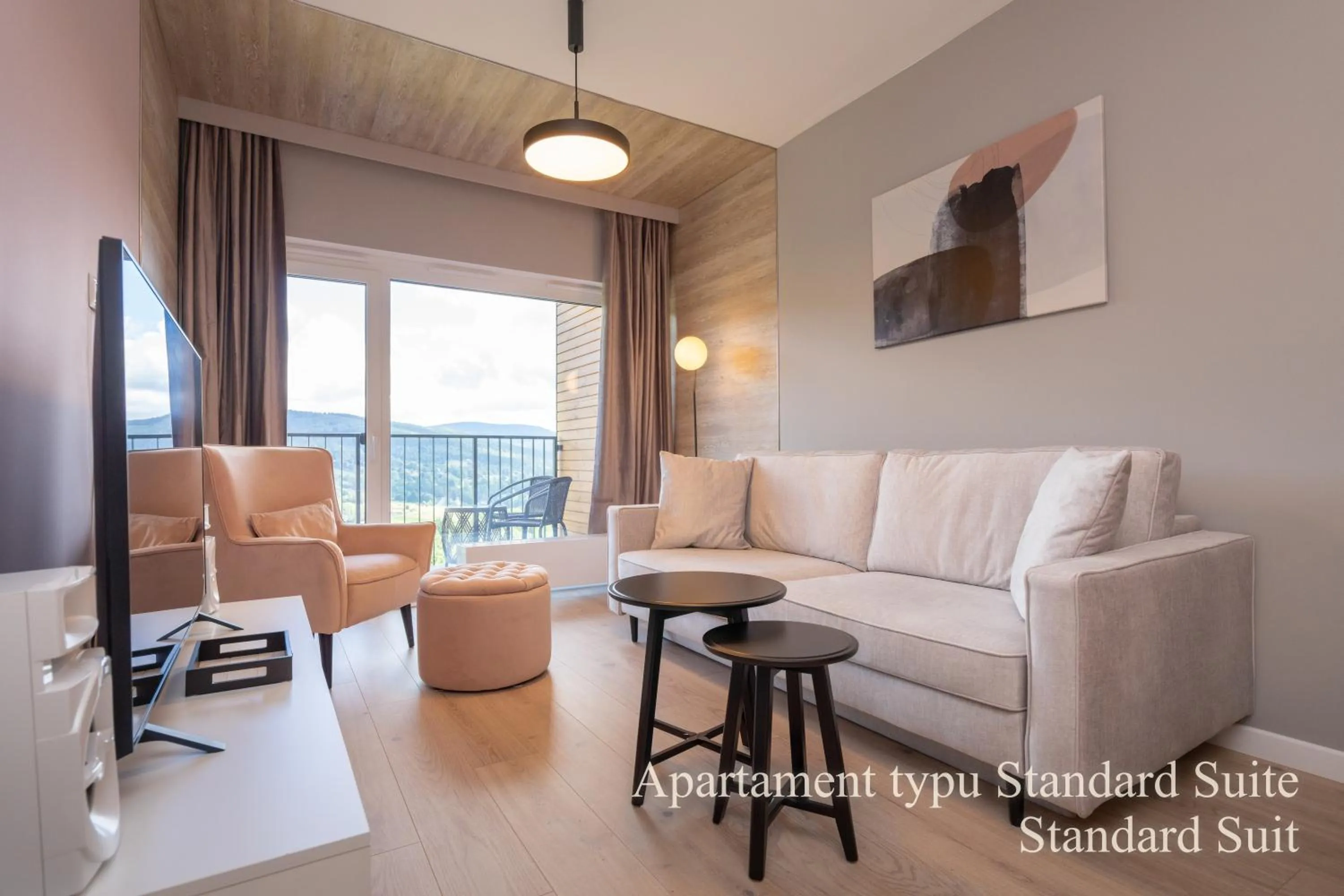 Living room in RentPlanet - Apartamenty IzerSKI Resort