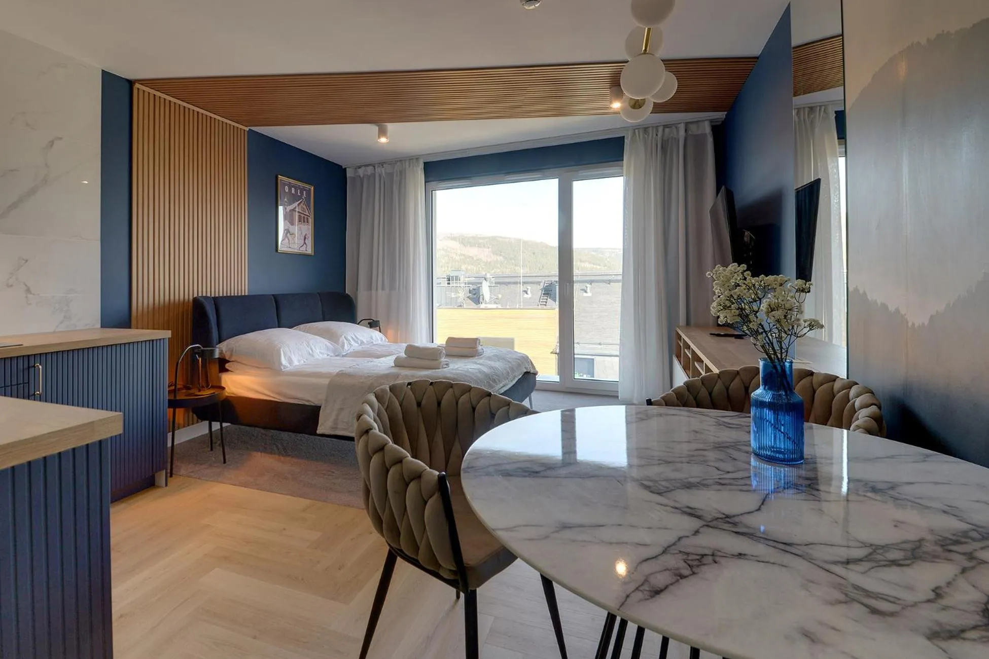 Bed in RentPlanet - Apartamenty IzerSKI Resort