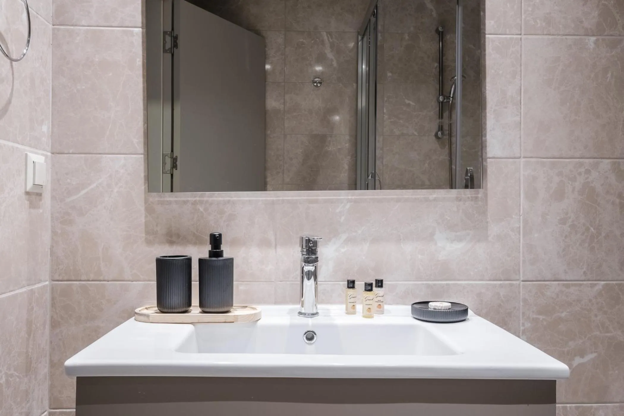 Bathroom in New Inn Hotel Cadde 54 Mall