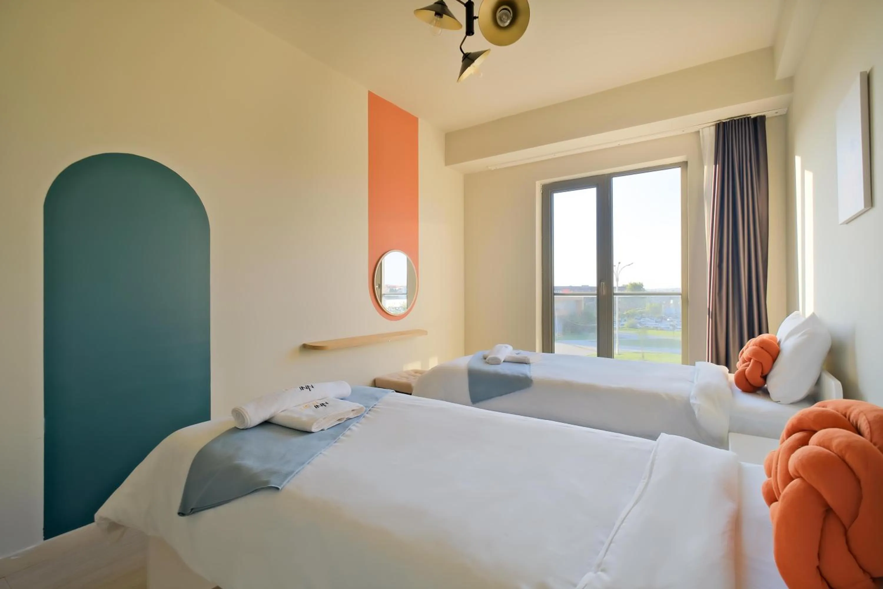 Bed in New Inn Hotel Cadde 54 Mall