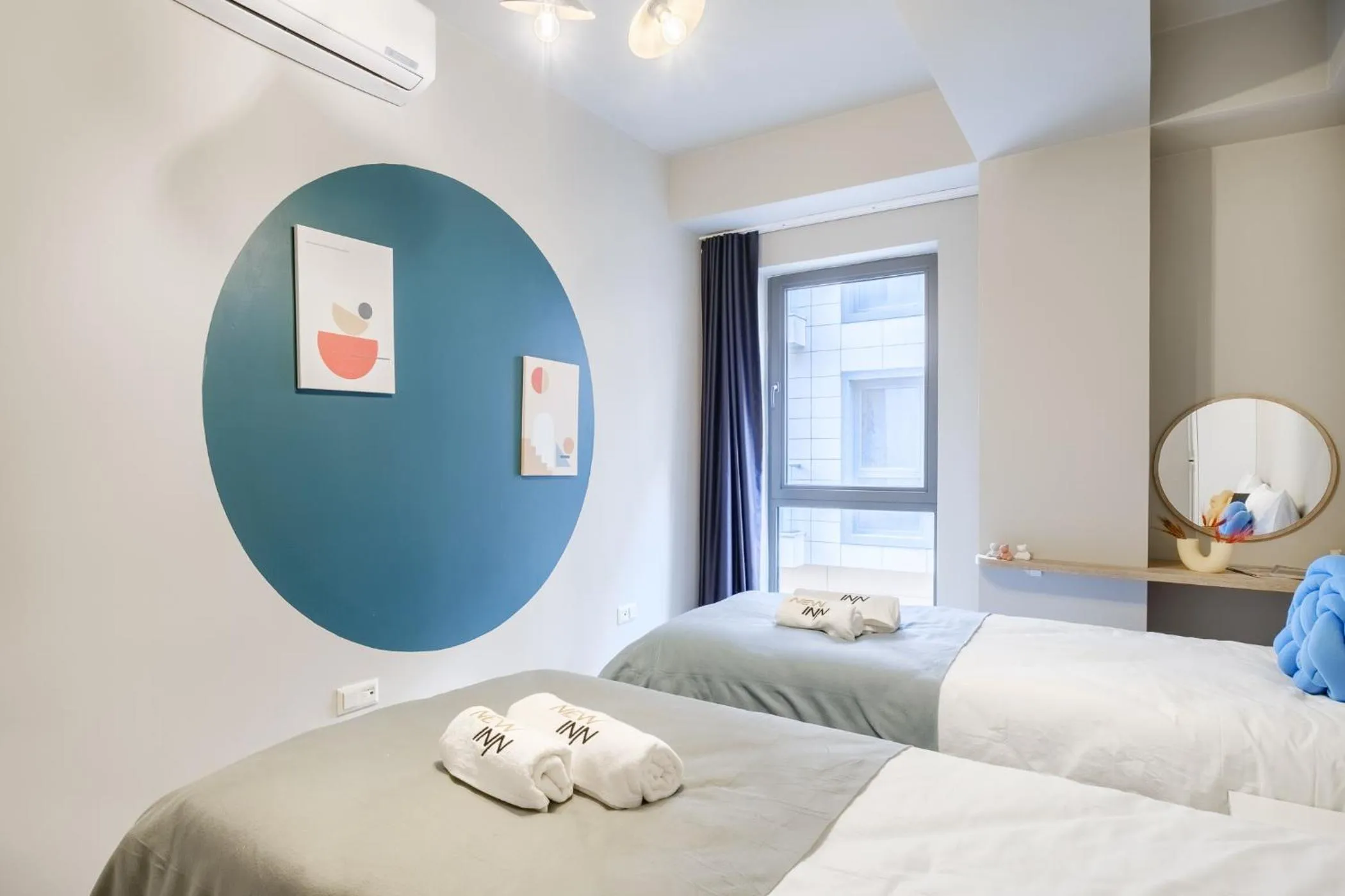 Bed in New Inn Hotel Cadde 54 Mall