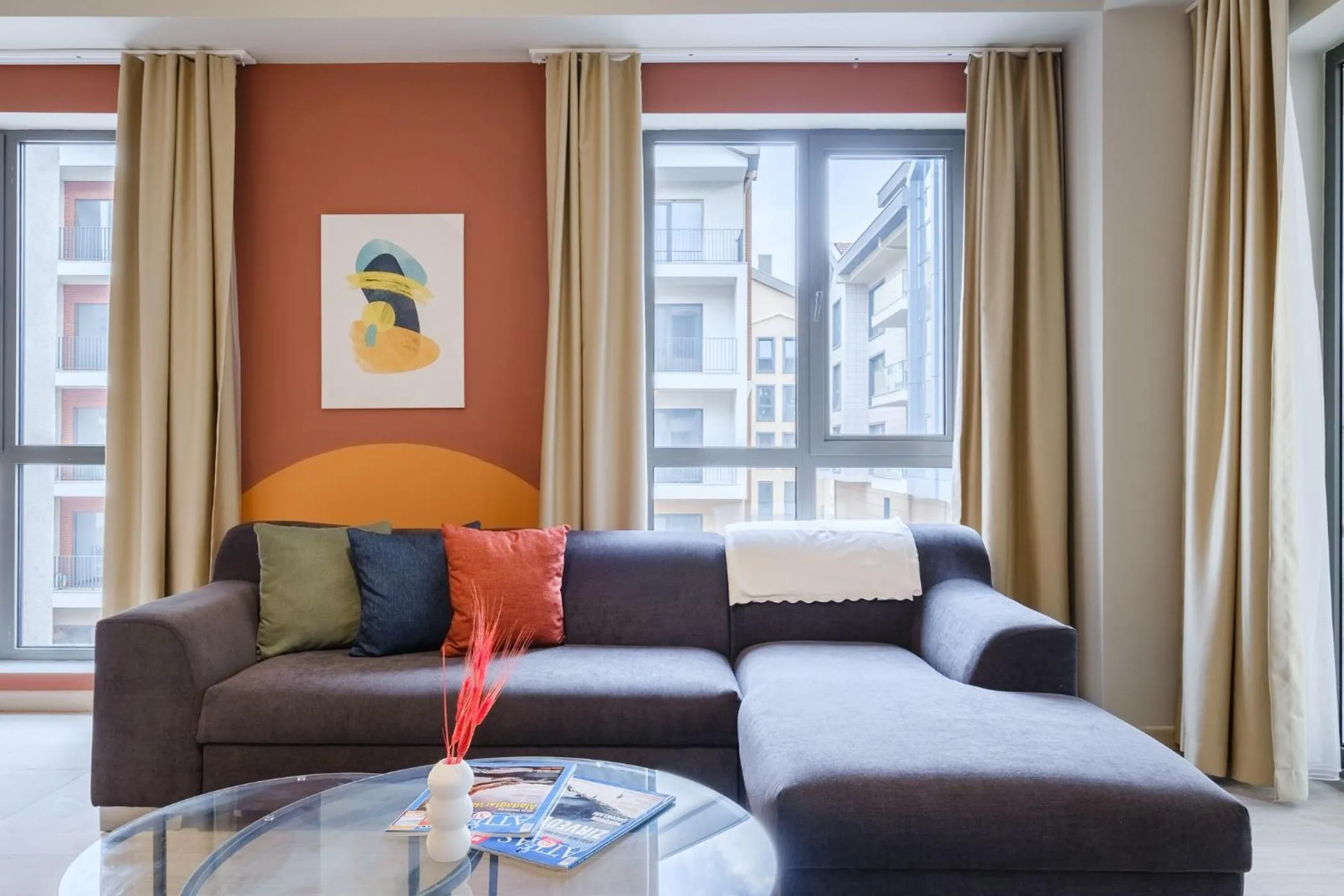 Living room in New Inn Hotel Cadde 54 Mall