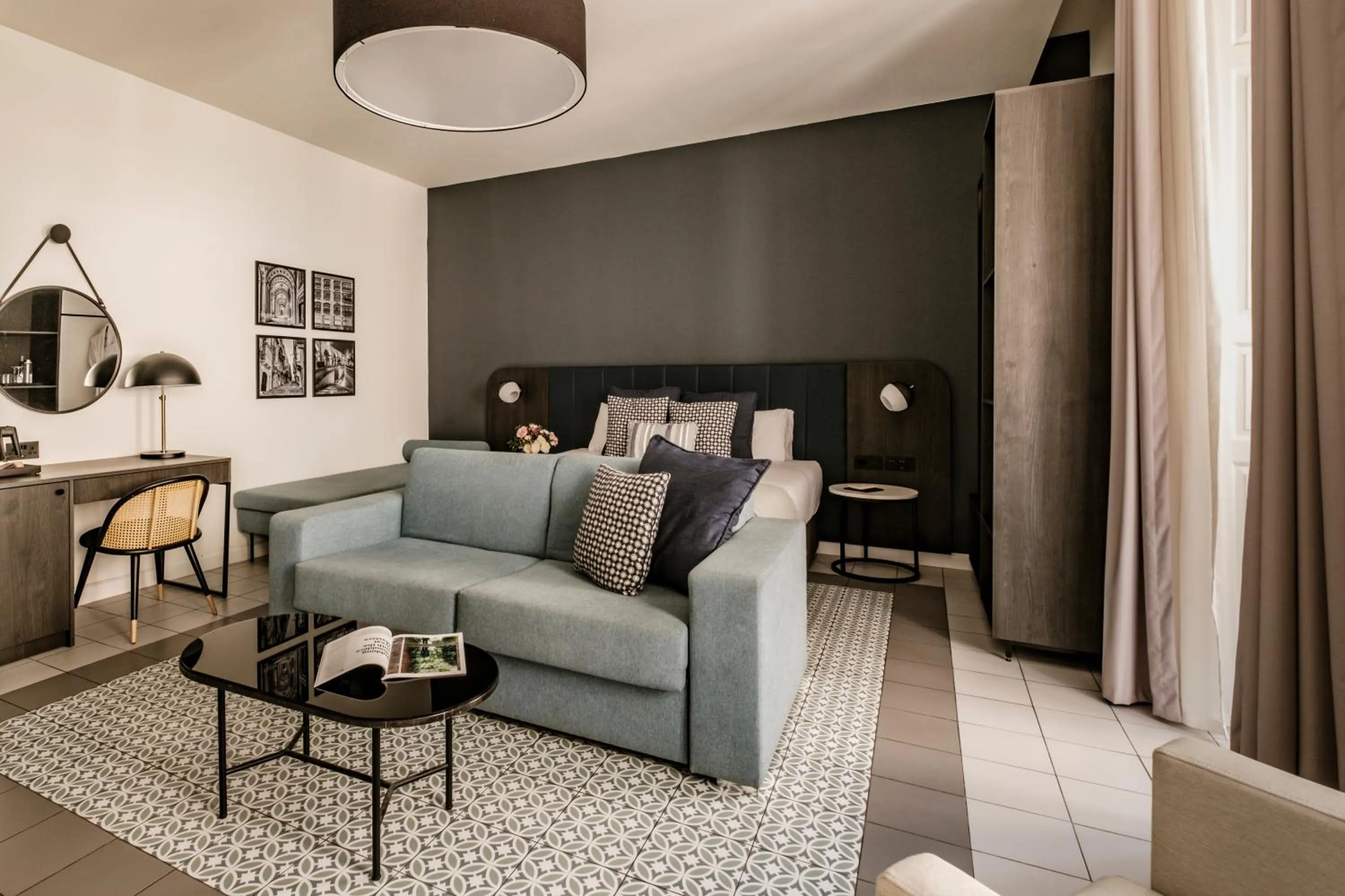 Seating area in Palazzo Ignazio