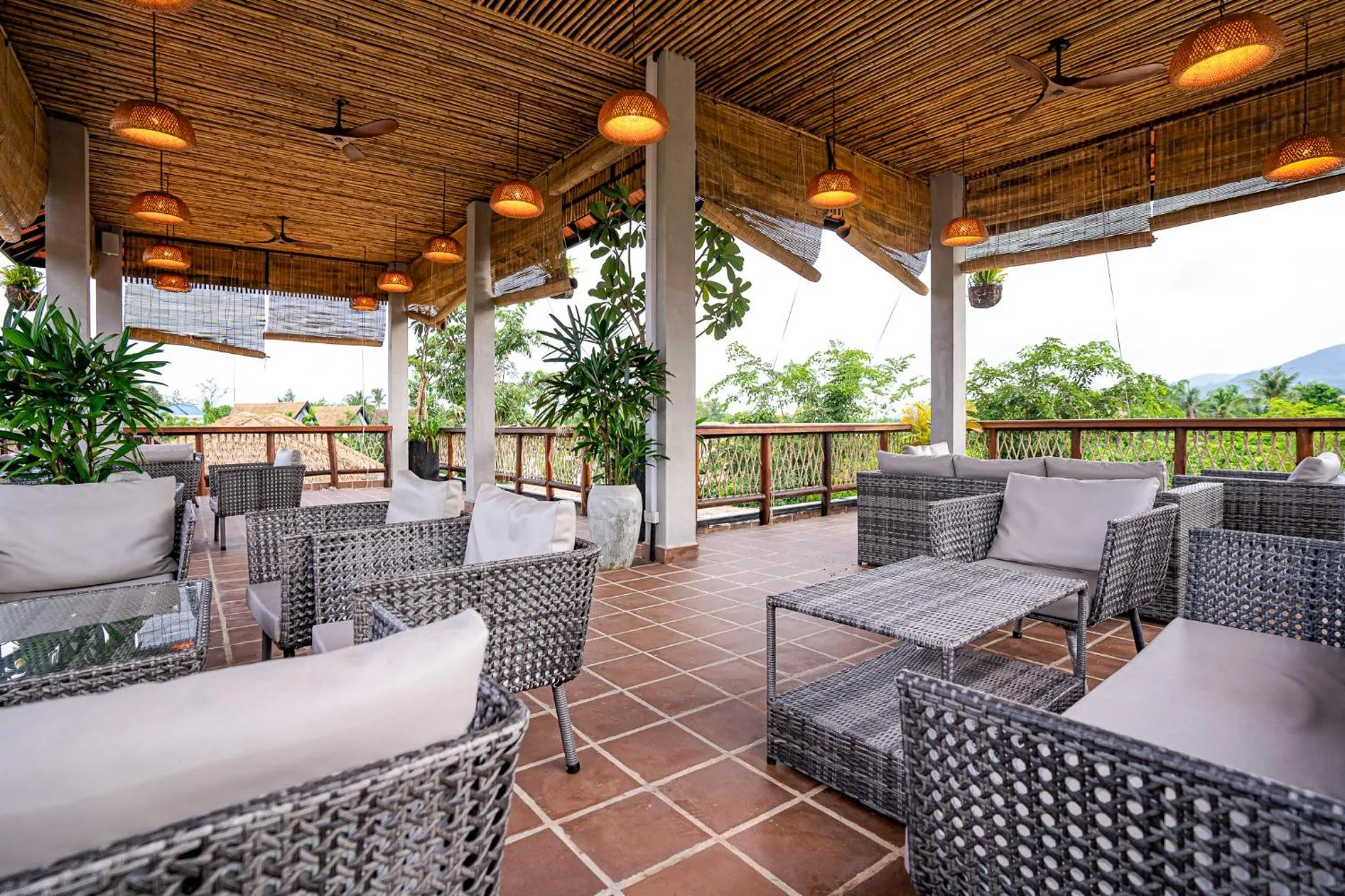 Patio in RiverTree Villa & Resort