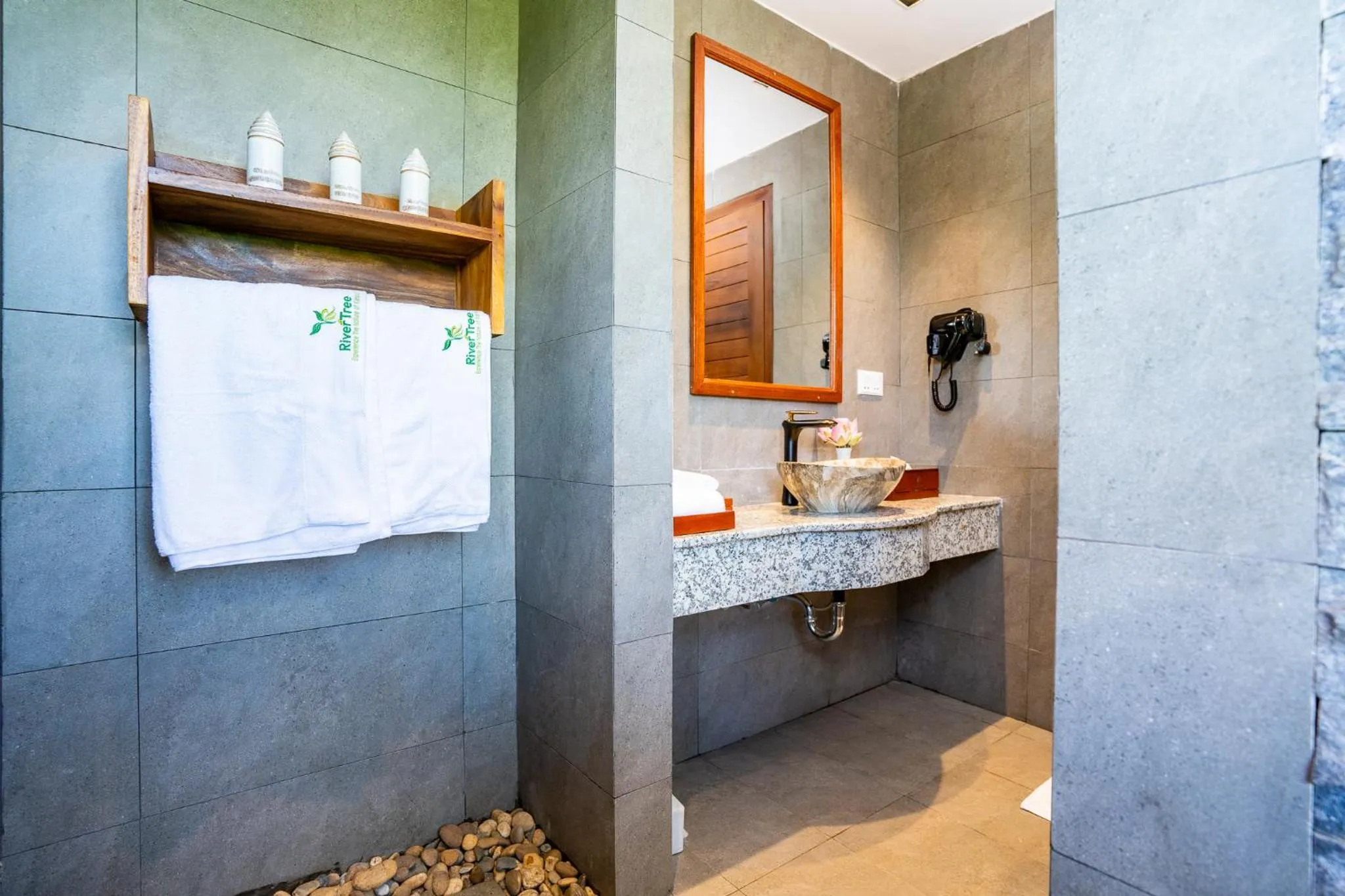 Bathroom in RiverTree Villa & Resort