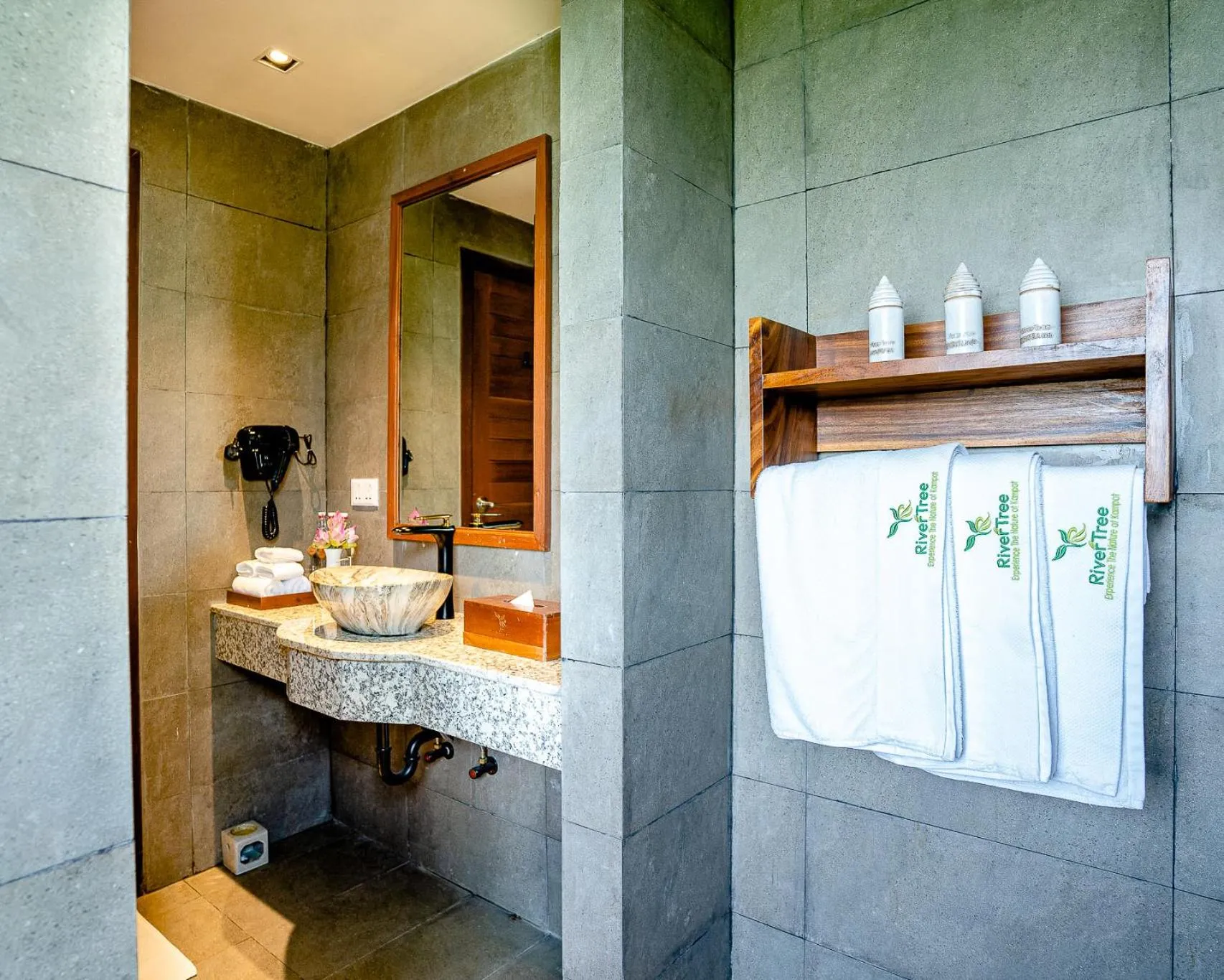 Bathroom in RiverTree Villa & Resort