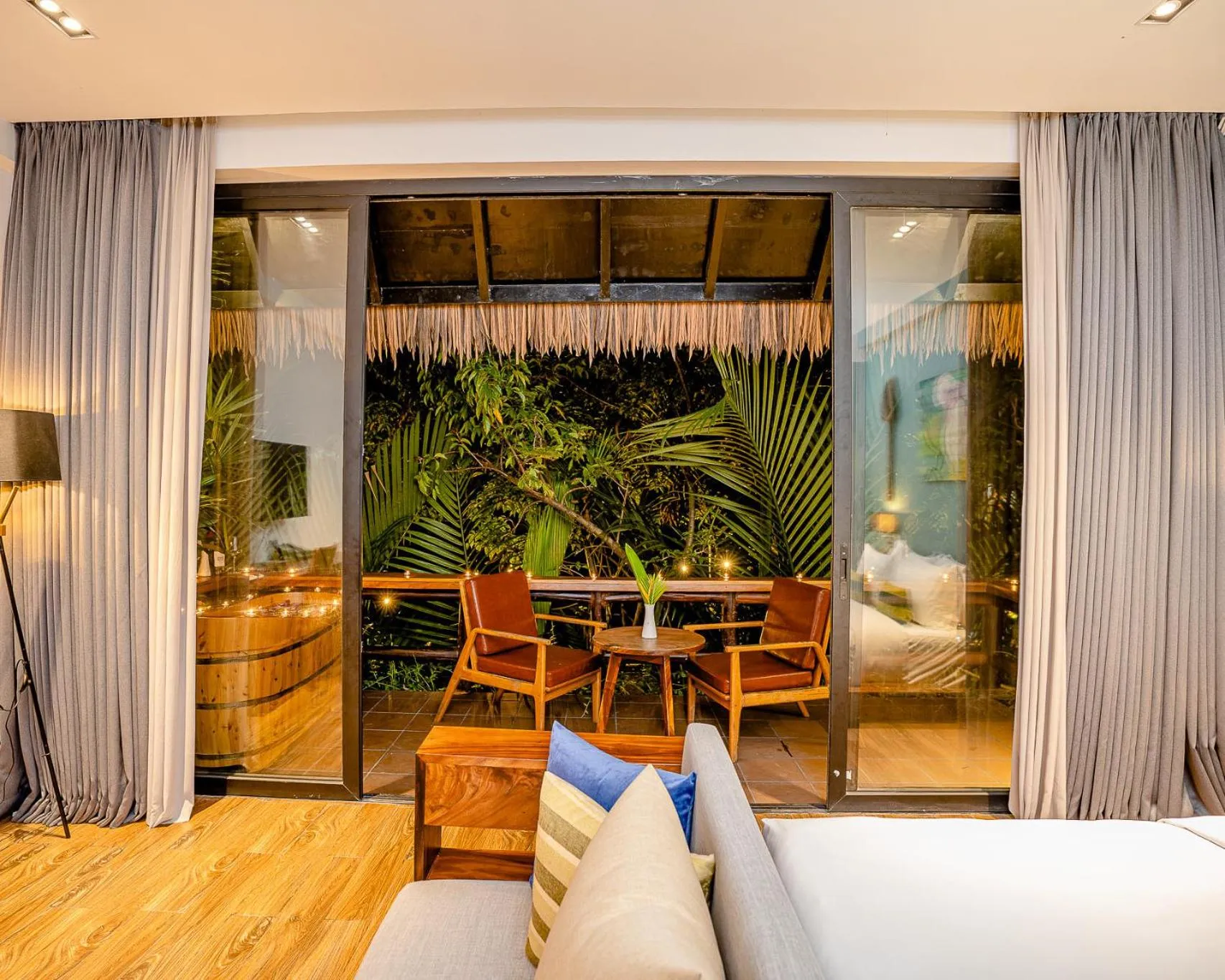 Balcony/Terrace in RiverTree Villa & Resort