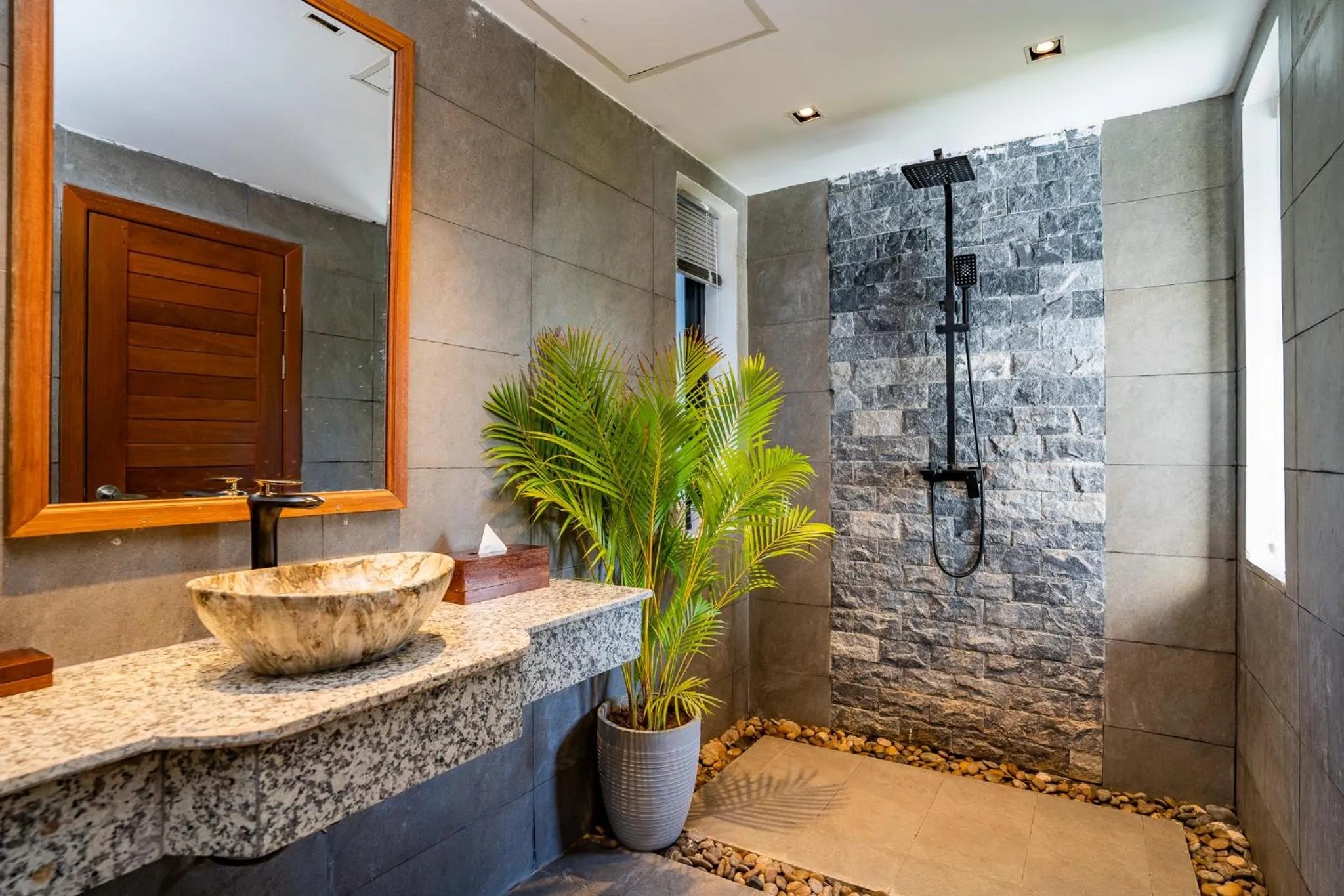 Shower in RiverTree Villa & Resort