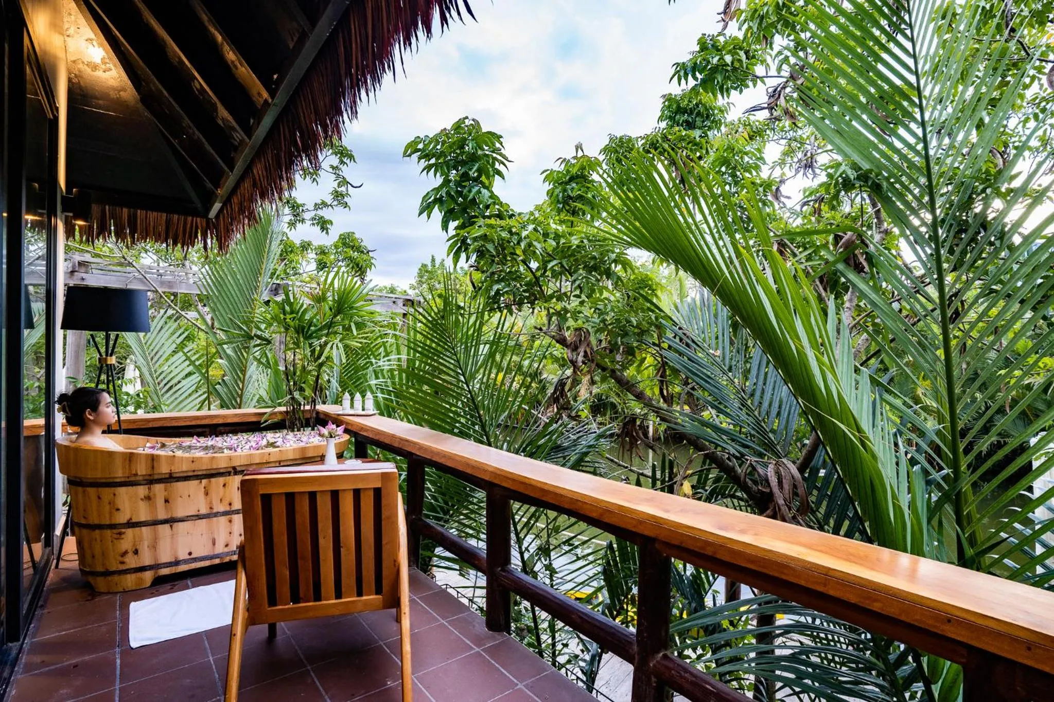 Balcony/Terrace in RiverTree Villa & Resort