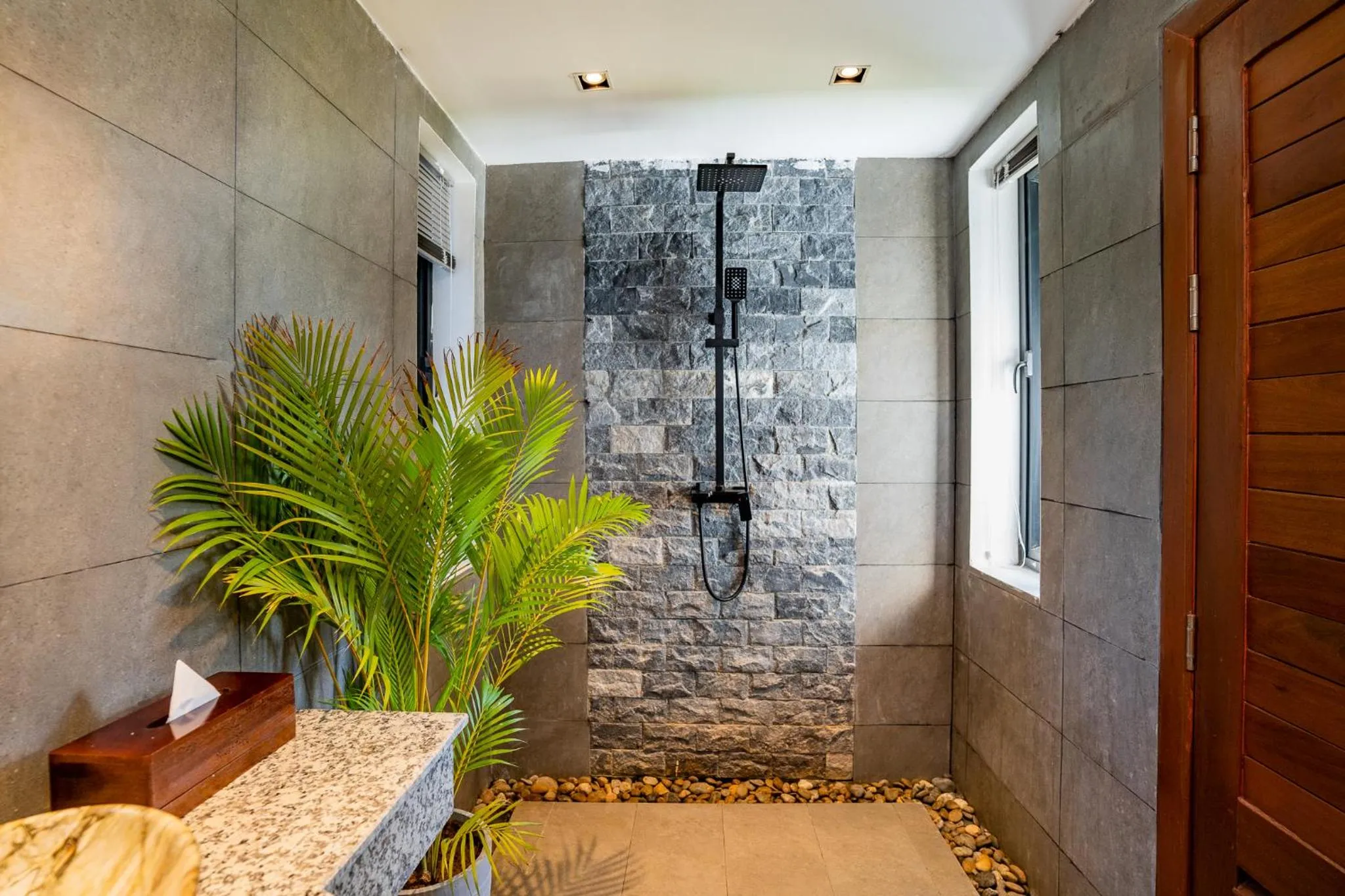Shower in RiverTree Villa & Resort