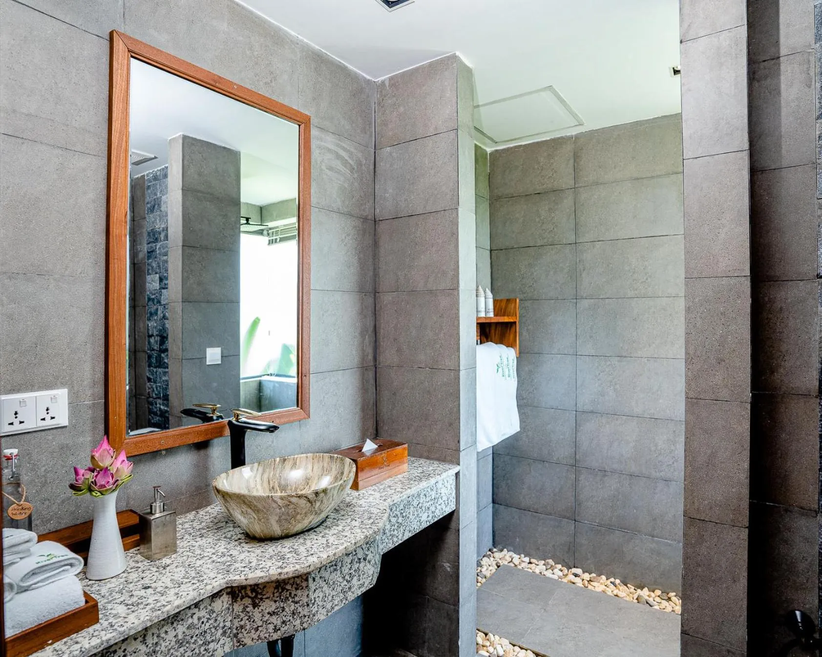 Bathroom in RiverTree Villa & Resort