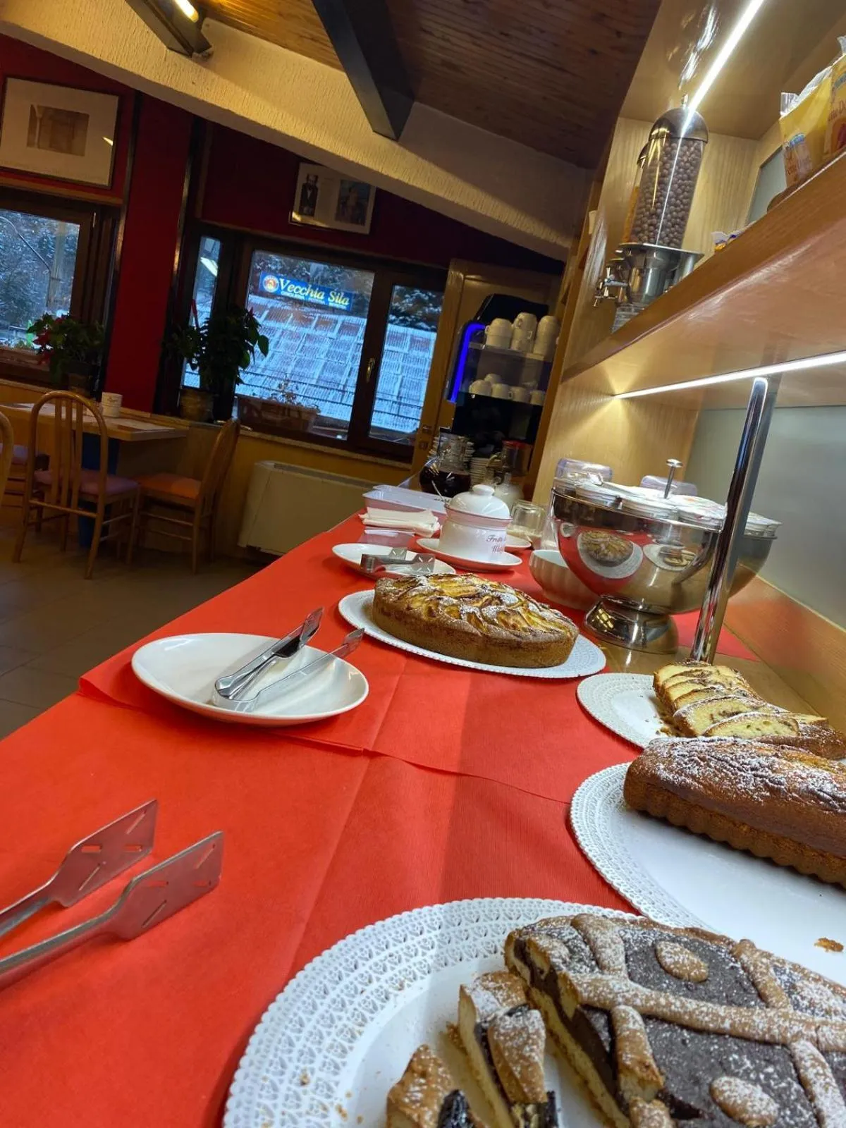 Italian breakfast in Hotel Sila