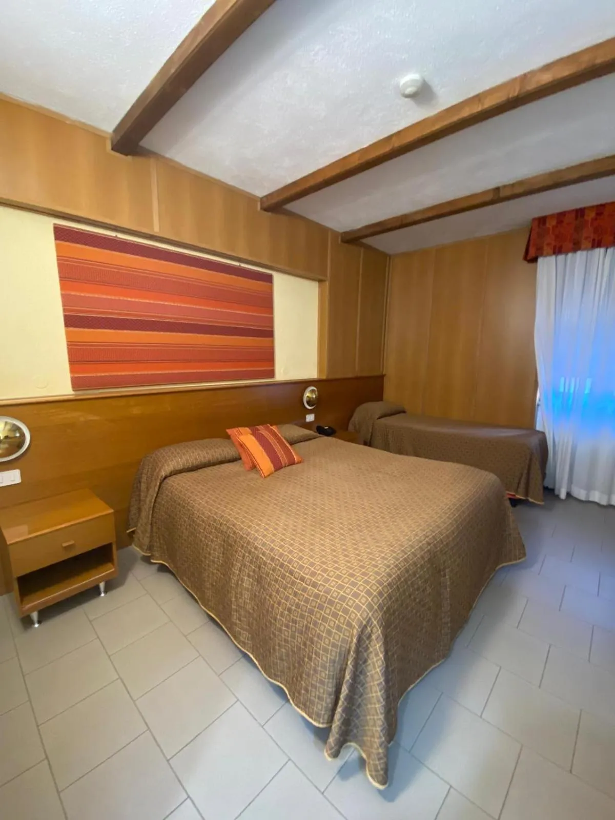 Bed in Hotel Sila