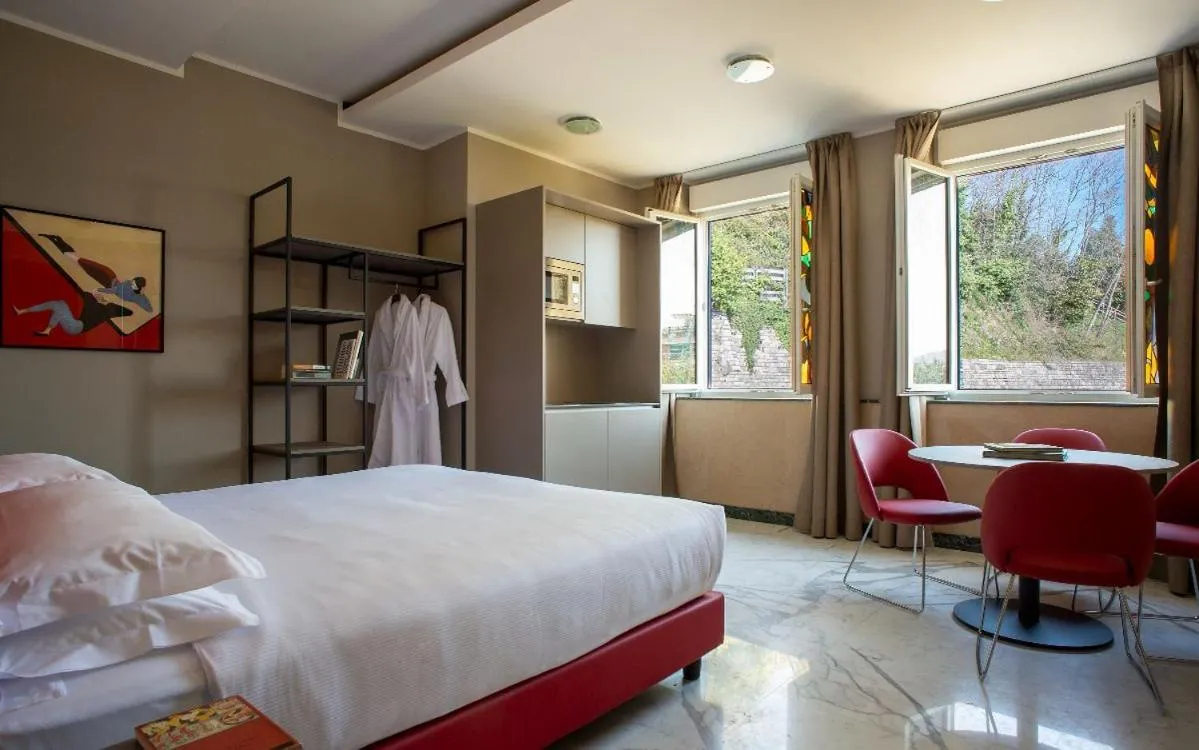 Living room, Bed in HH Il Gabbiano