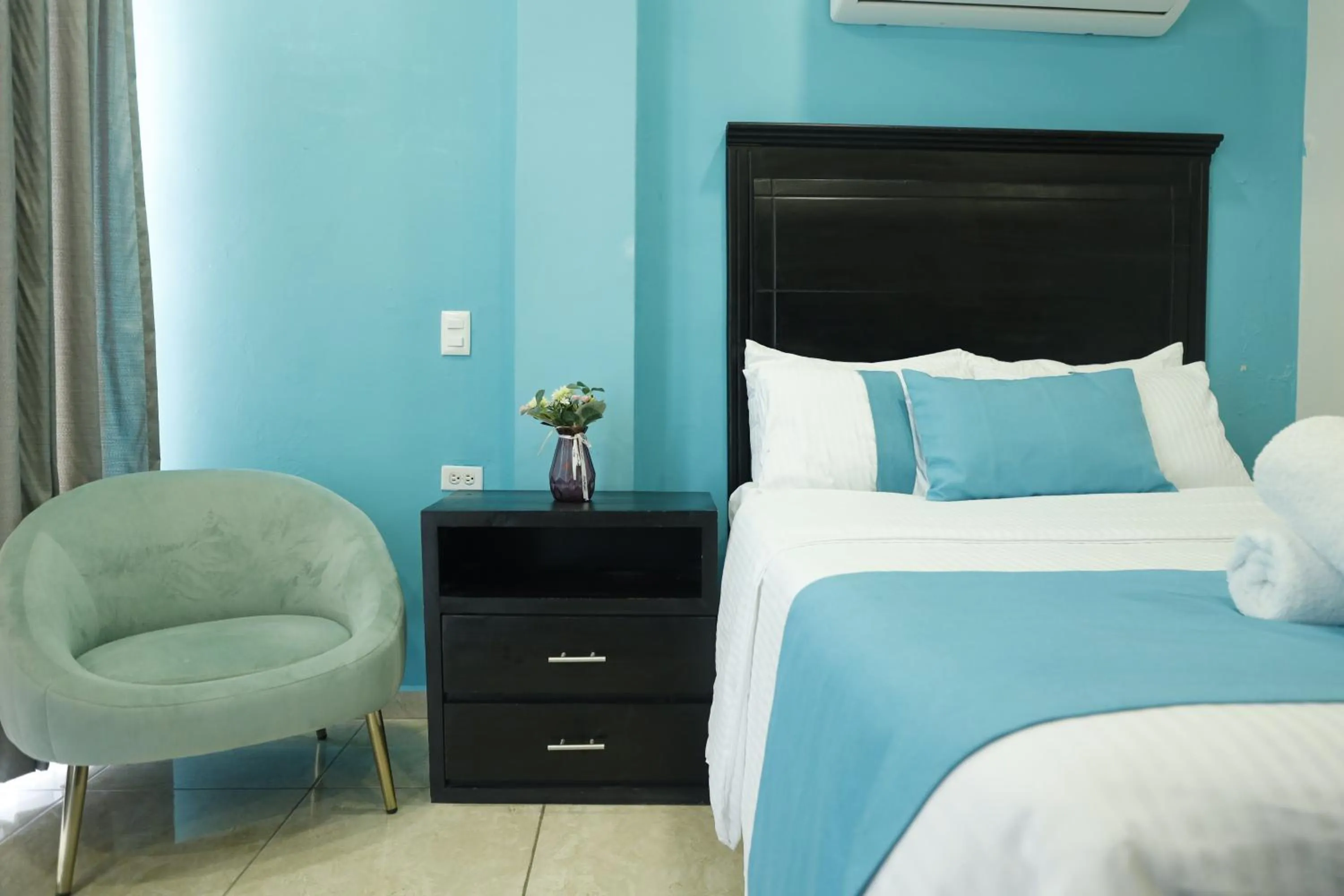 Bed in Hotel Tamtokow