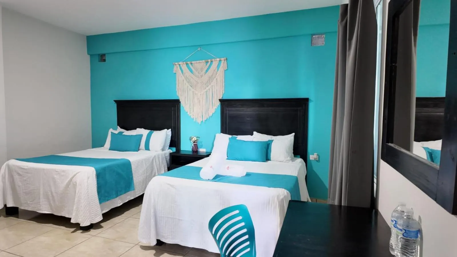 Bed in Hotel Tamtokow