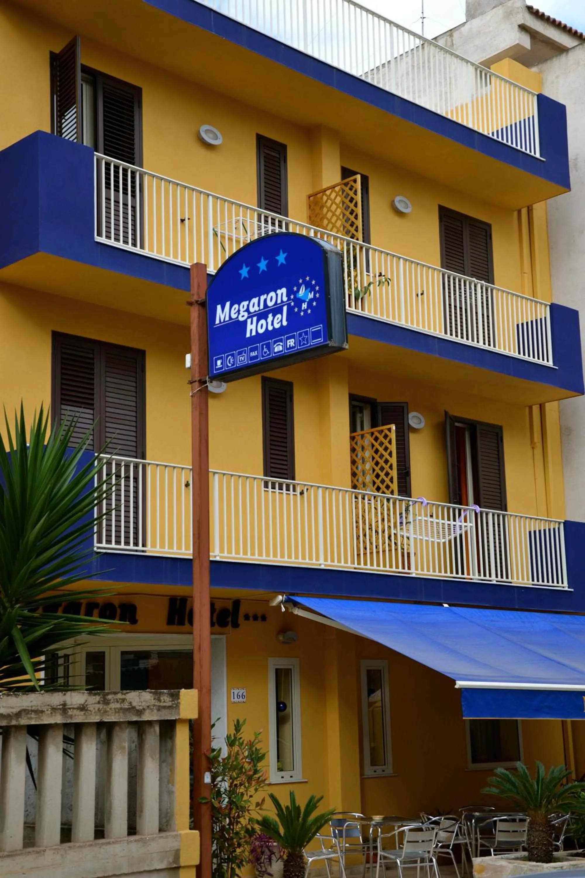 Facade/entrance in Megaron Hotel