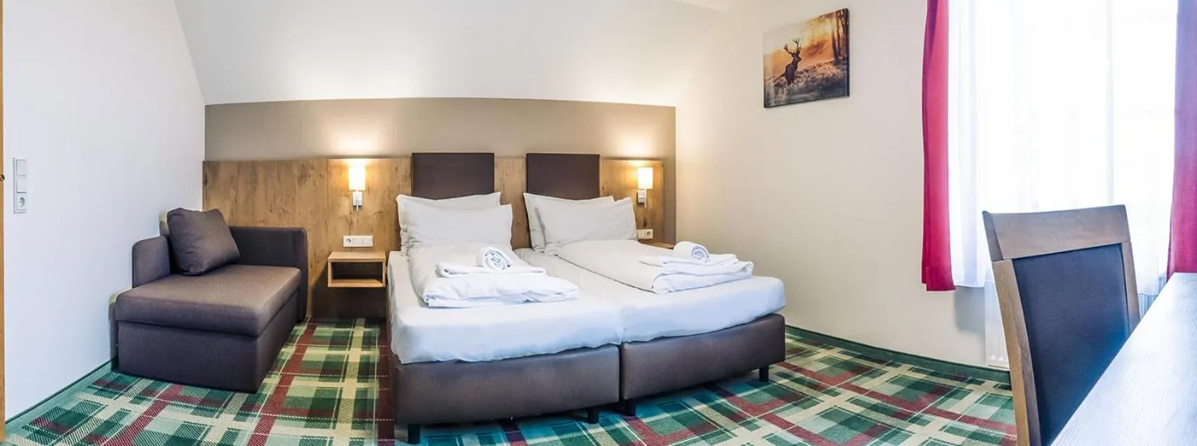 Bed in Gasthaus Kampenwand Bernau