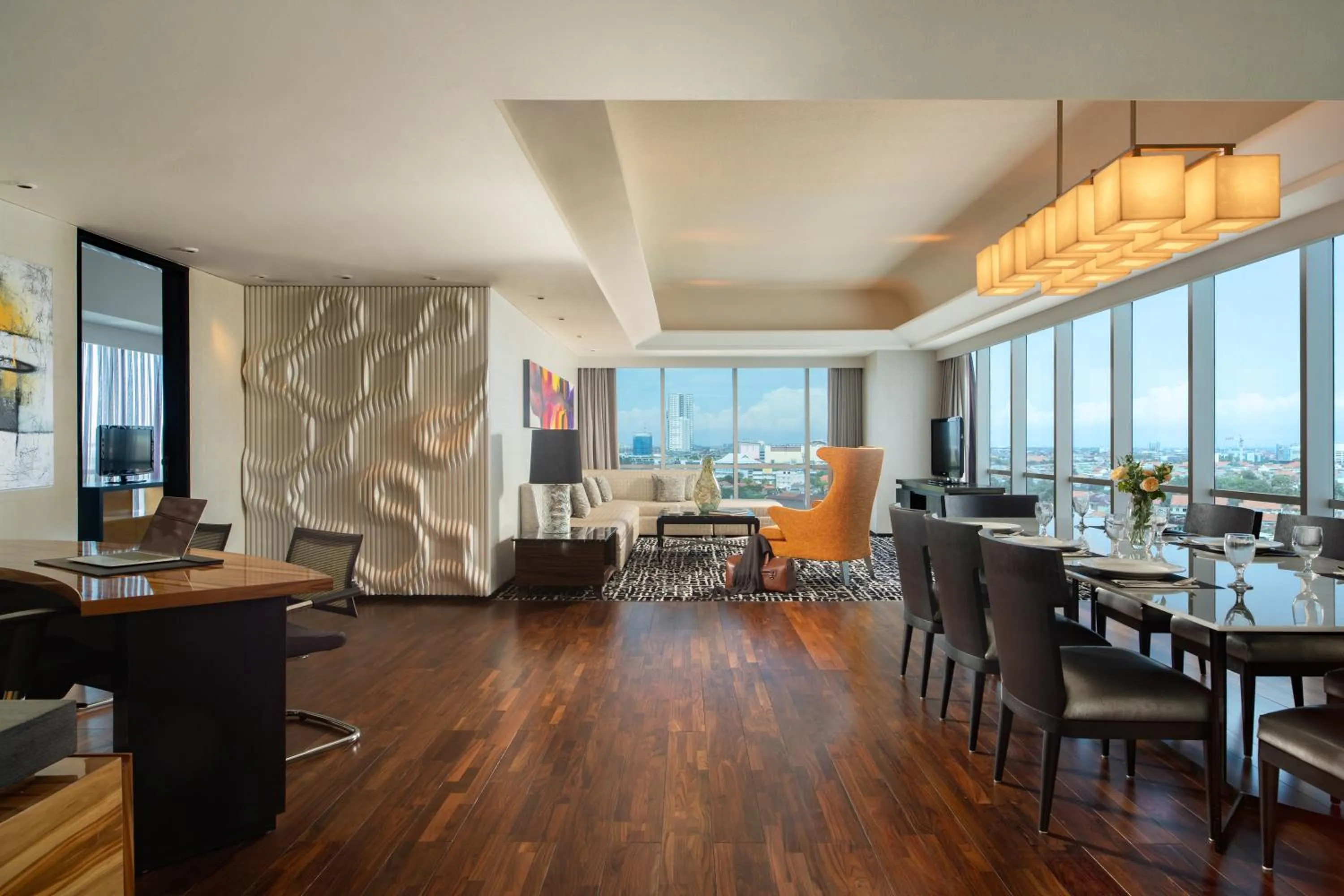 Living room in ARTOTEL TS Suites Surabaya