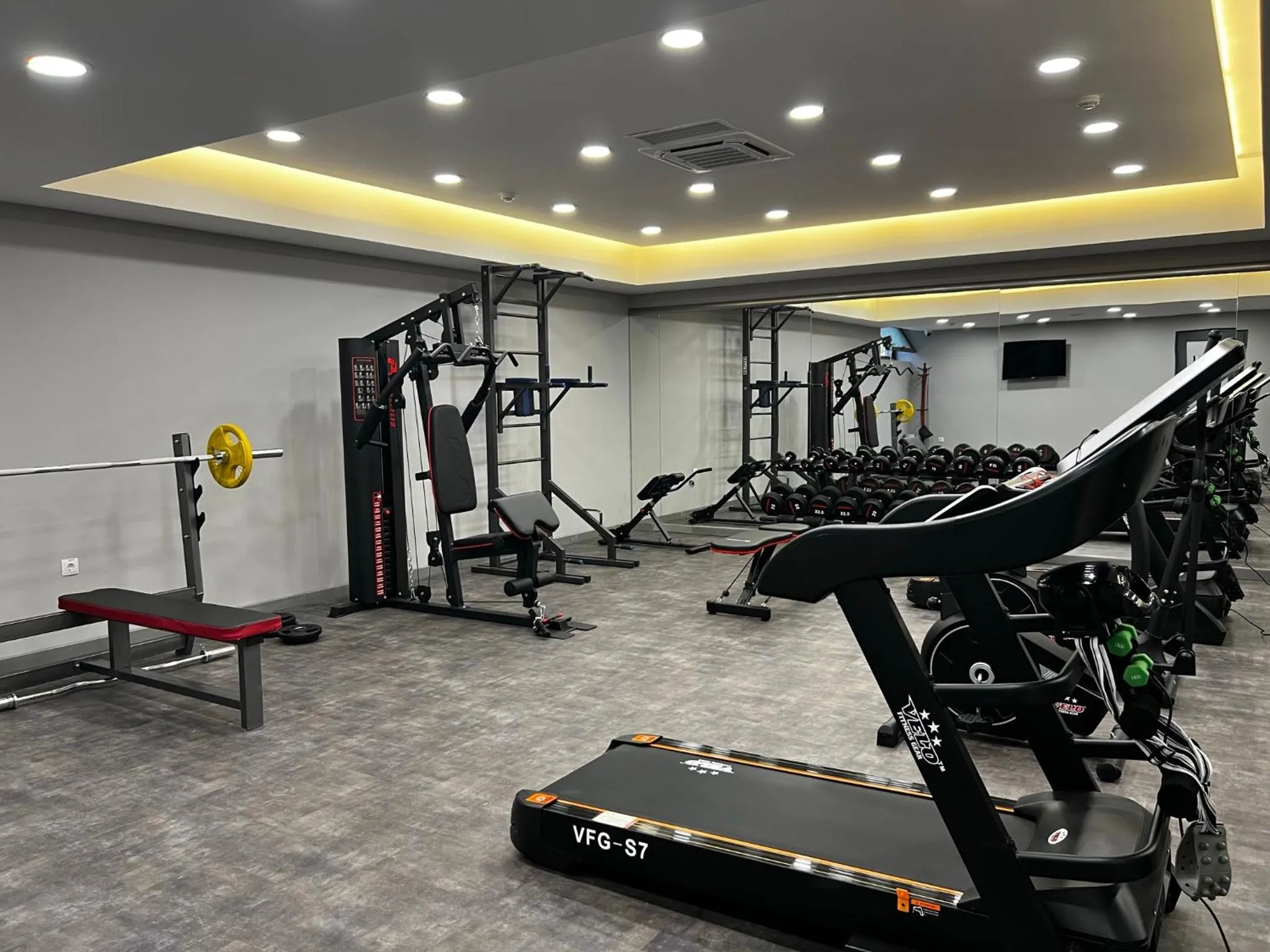 Fitness centre/facilities in King Plaza Hotel