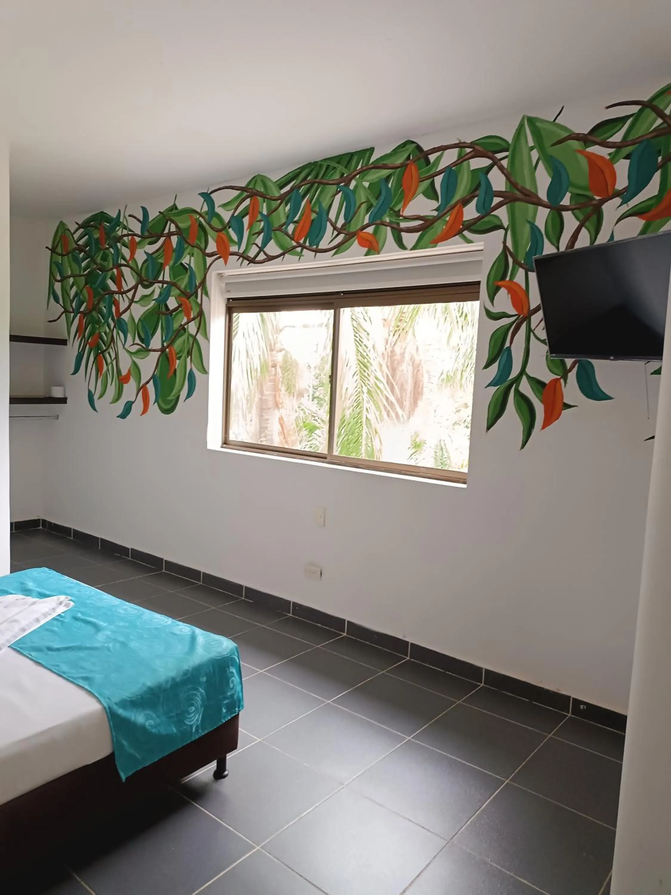 Bed in Hotel Villa Alicia