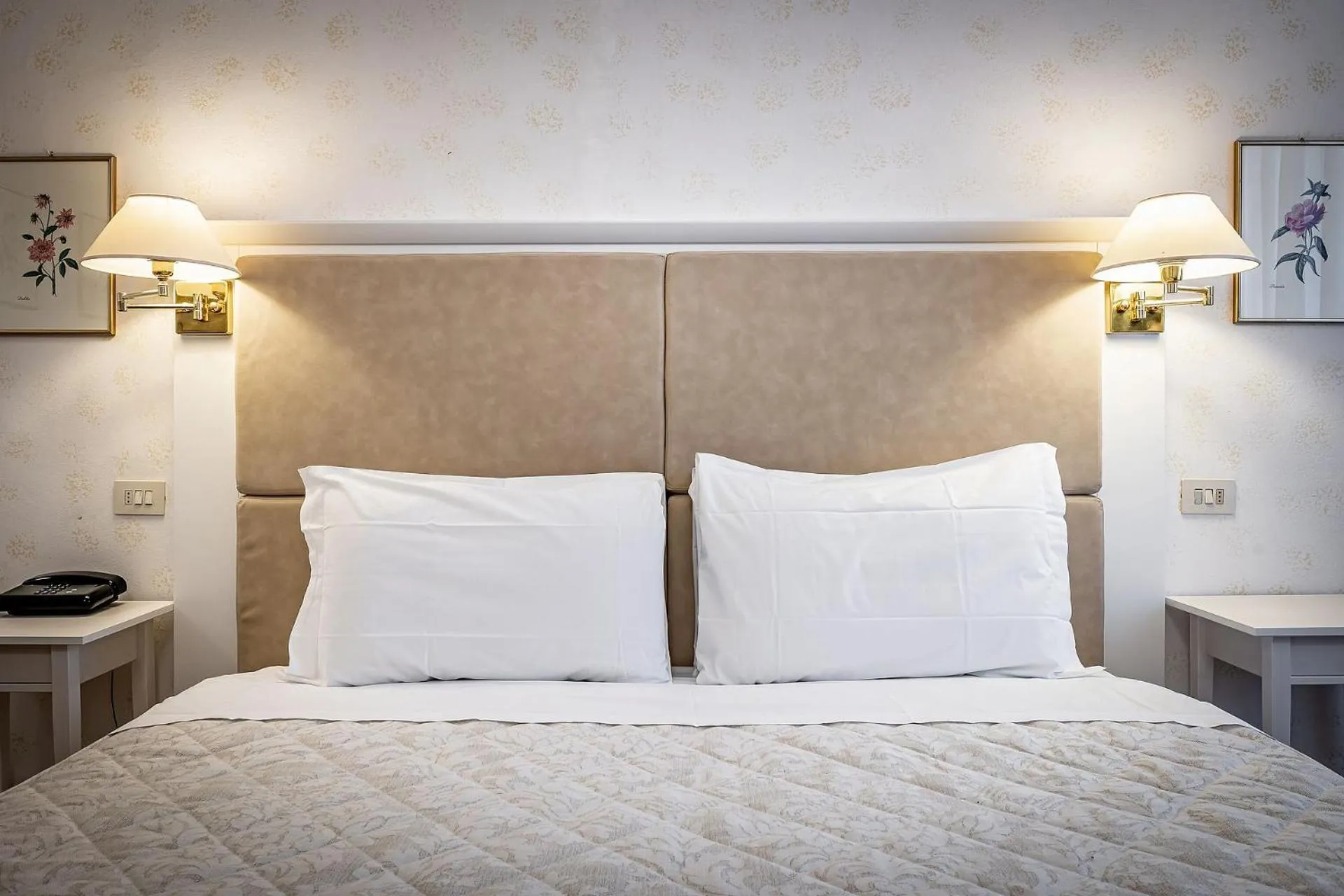 Bed in Hotel Alessandra